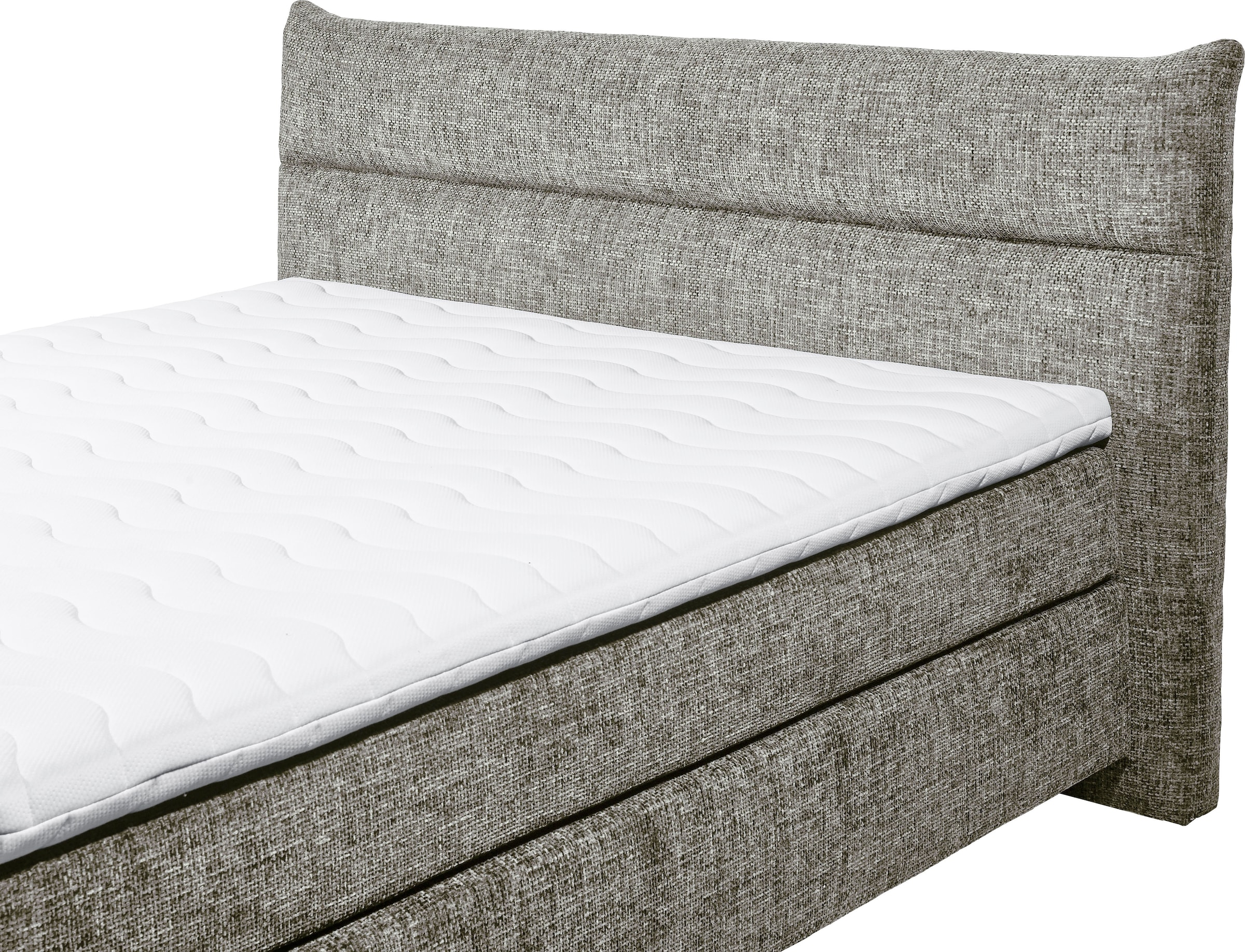 ED EXCITING DESIGN Boxspringbett »Zandvoort«, mit Wendematratze, 180x200cm