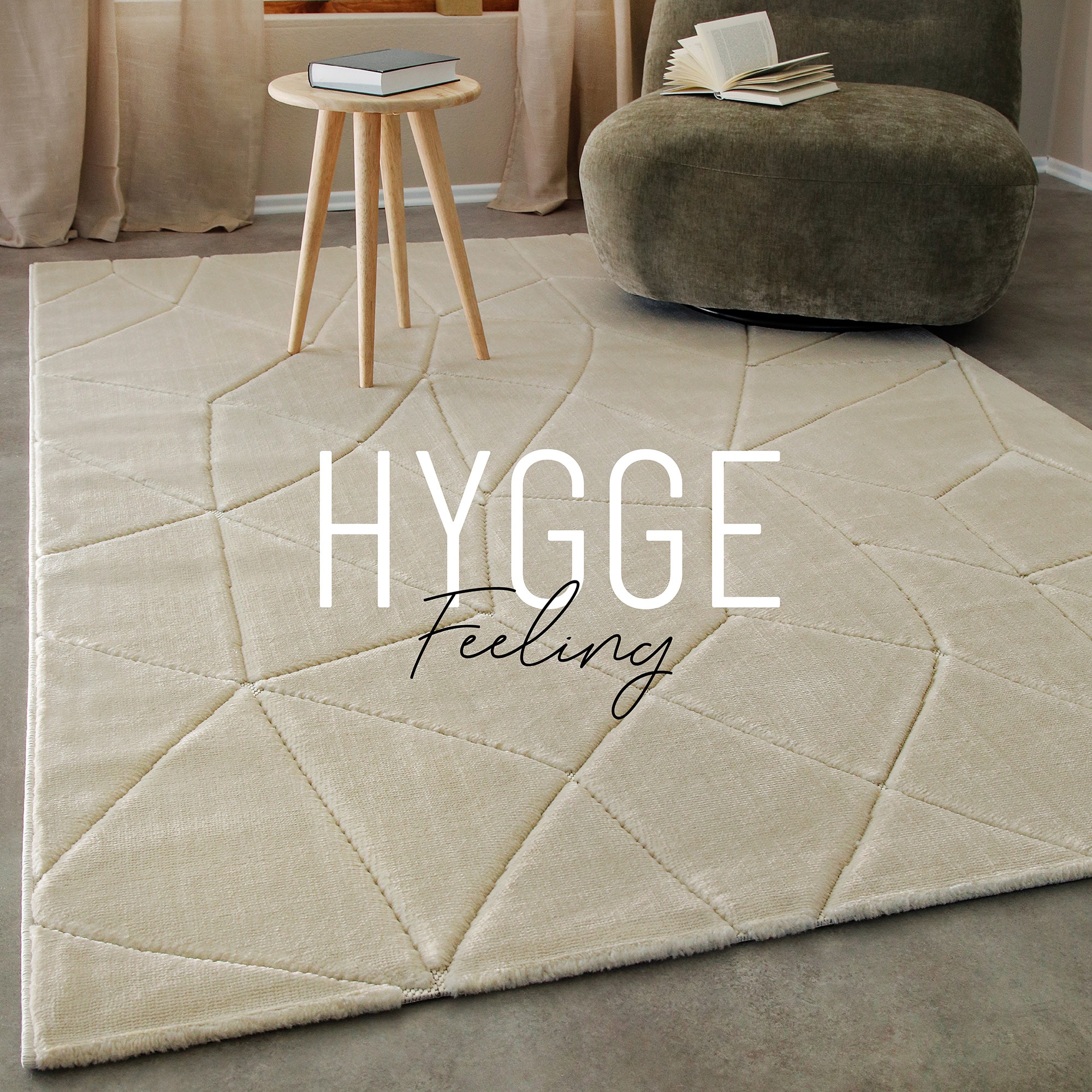 Wecon home Teppich »Unplugged, auch in quadratischer Form«, rechteckig, 10 mm Höhe, Kurzflor, Hoch Tief Struktur, gewebt, Wohnzimmer, Schlafzimmer, modern