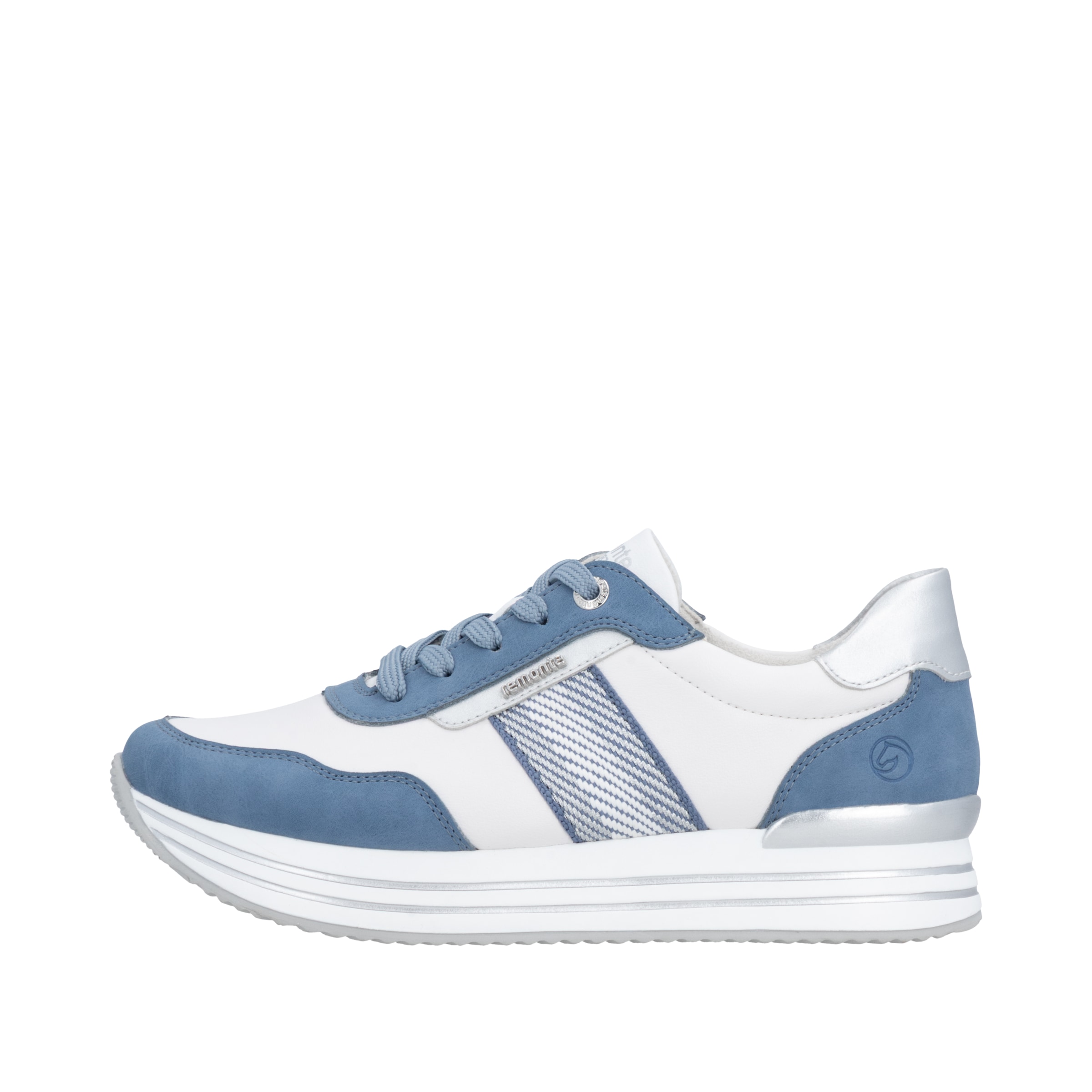 Remonte Plateausneaker  Halbschuh, Schnürschuh mit Metallicdetails und Softfußbett