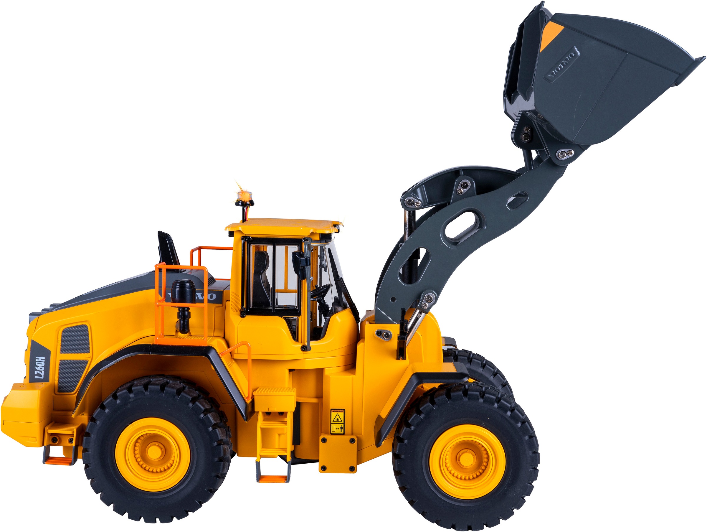 Jamara RC-Bagger »Radlader Volvo L260H Metal 2,4GHz«, LED-Licht; Maßstab 1:14