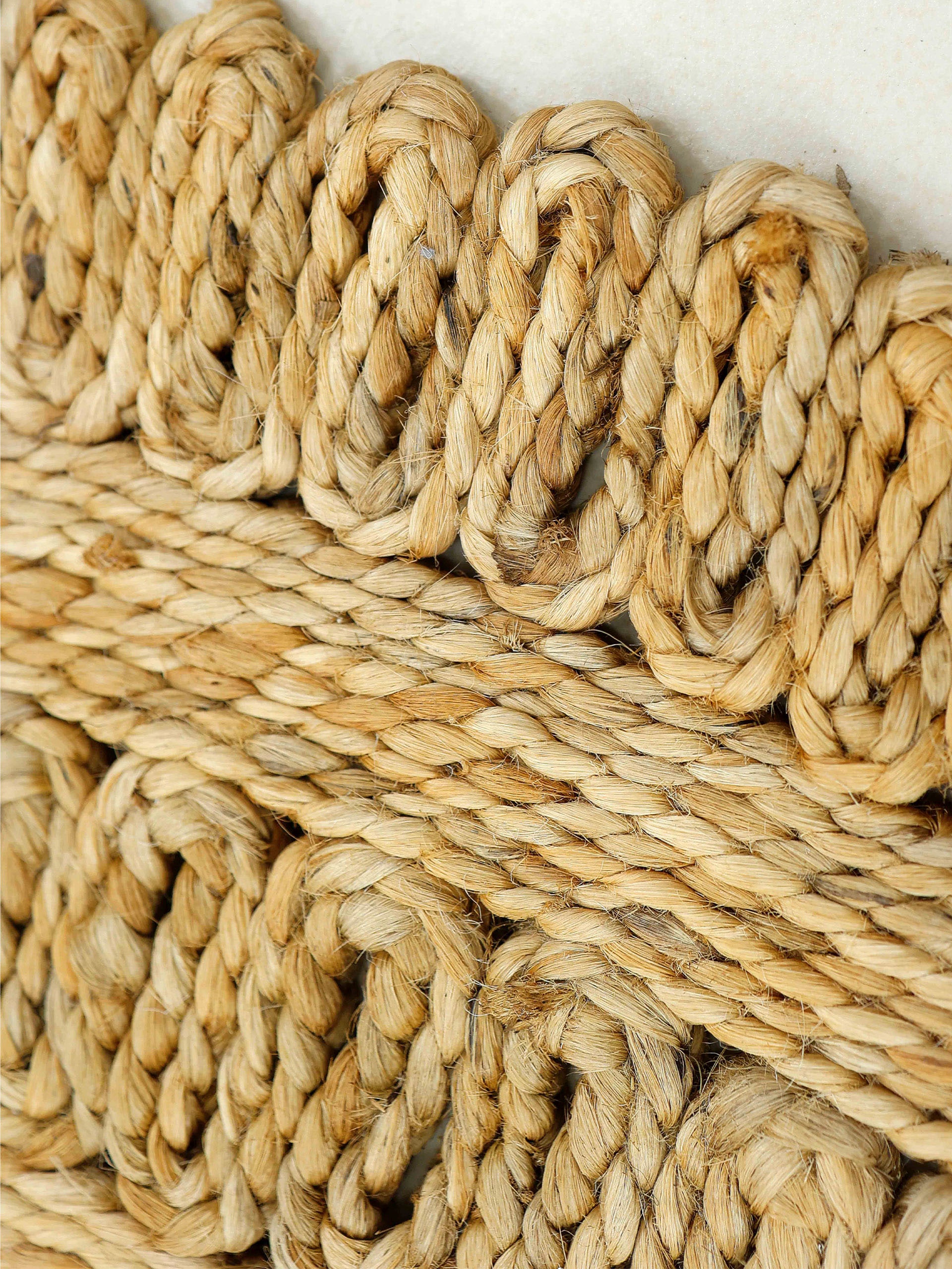 carpetfine Sisalteppich »Juteteppich Luca«, rund, 13 mm Höhe, natürliches Pflanzenmaterial von Hand gewebt, Boho Style