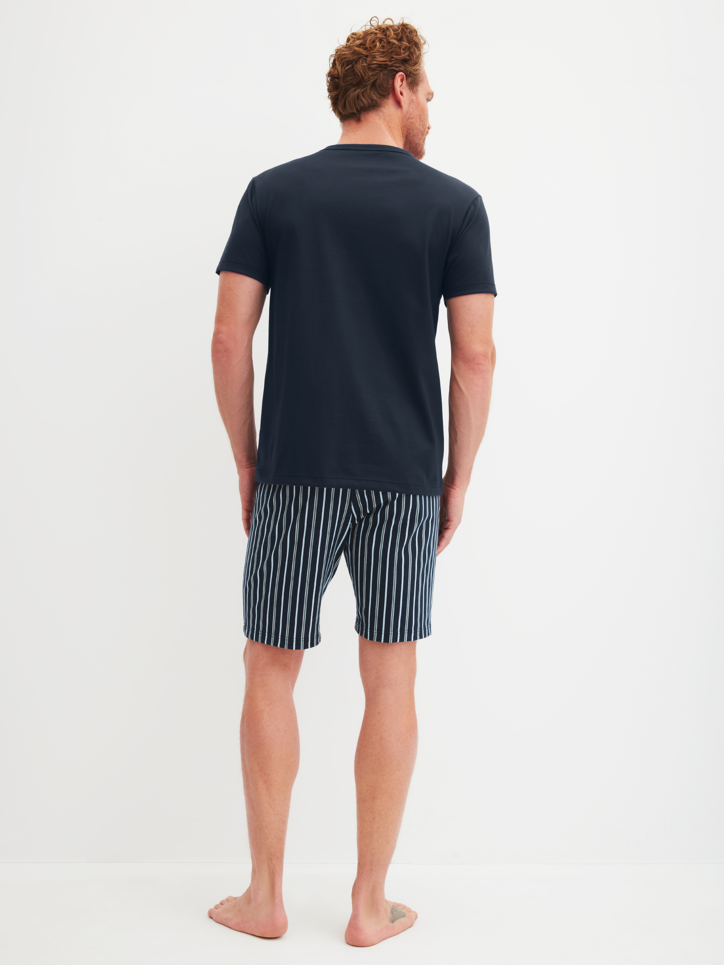 CALIDA Shorty »Cotton Special«, (2 tlg.), V-Ausschnitt, Kurzarm, Baumwolle