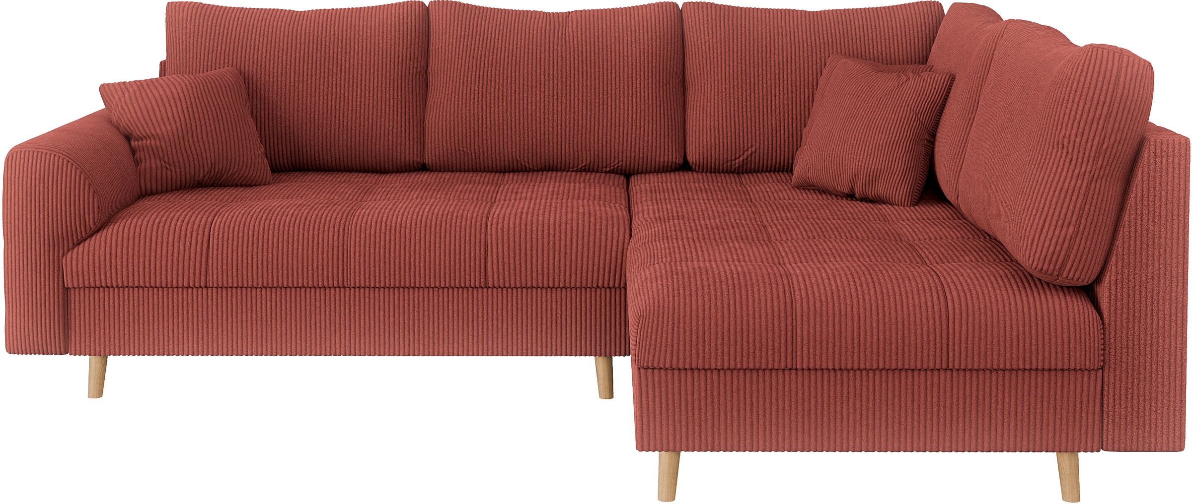 Home affaire Ecksofa »CHARRE L-Form mit Ottomane, Maße B/T/H: 231/161/81 cm günstig online kaufen