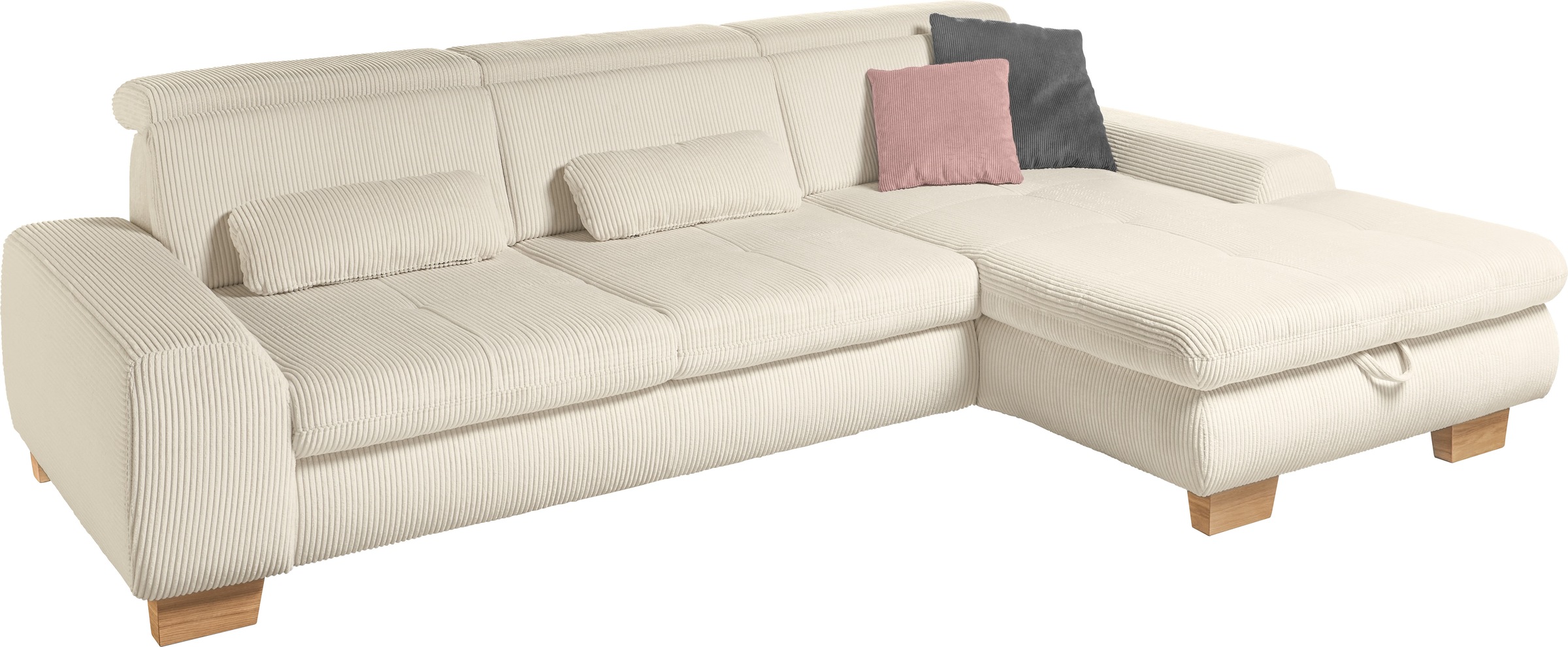 set one by Musterring Ecksofa »SO 3400, Cord, Sitzhöhe 47cm oder 49cm, inkl günstig online kaufen