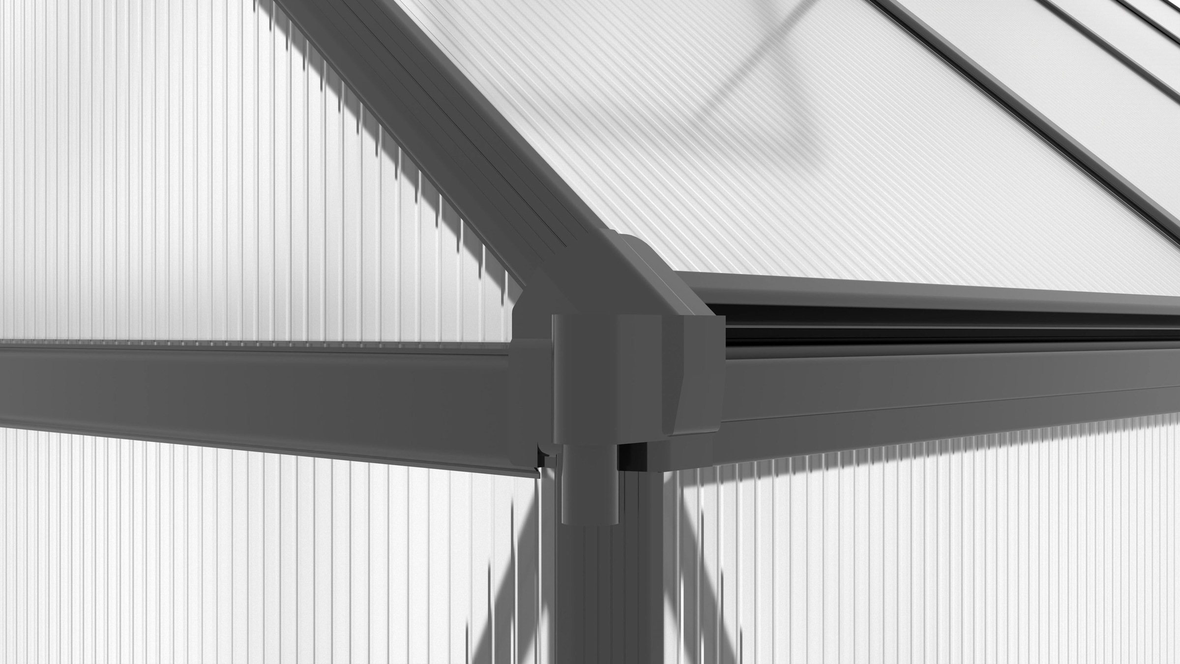 KONIFERA Gewächshaus mit Fundamentrahmen