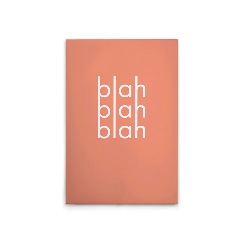 A.S. Création Leinwandbild »Blah 1 - Wandbild Orange Rosa Weiß Keilrahmen K günstig online kaufen