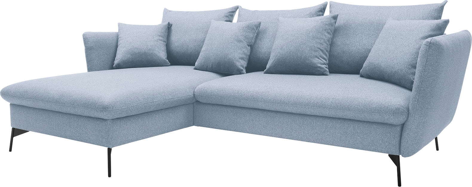 andas Ecksofa »LIVORNO,258 cm, L-Form,«, Schlaffunktion u. Bettkasten (139/ günstig online kaufen