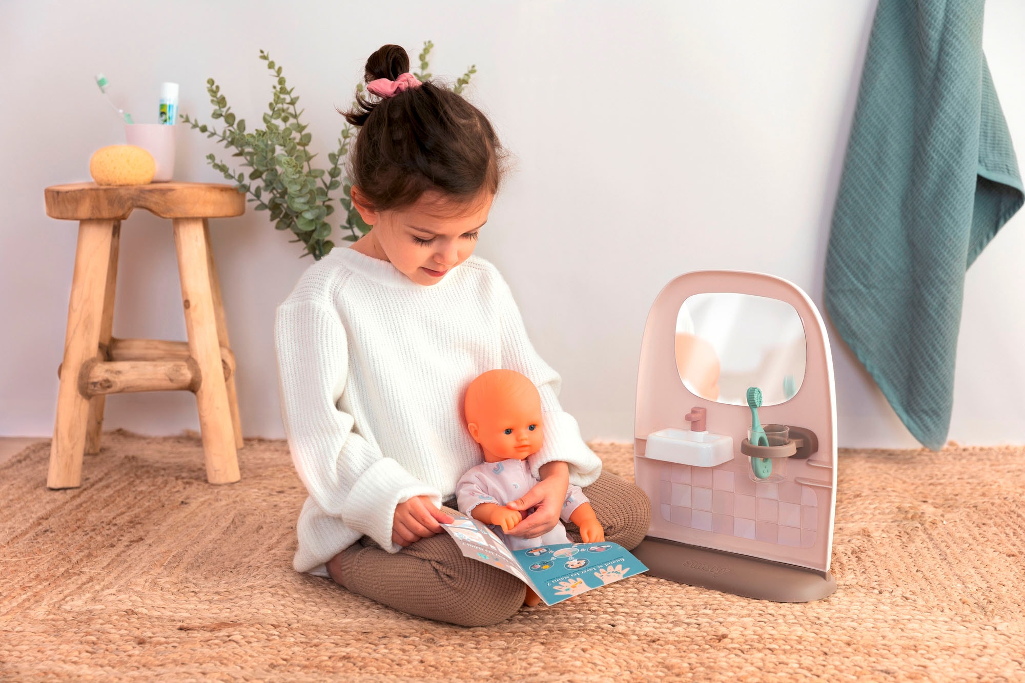 6. Bild von Smoby Puppen Pflegecenter »Baby Nurse, Puppen-Badezimmer«, Made in Europe