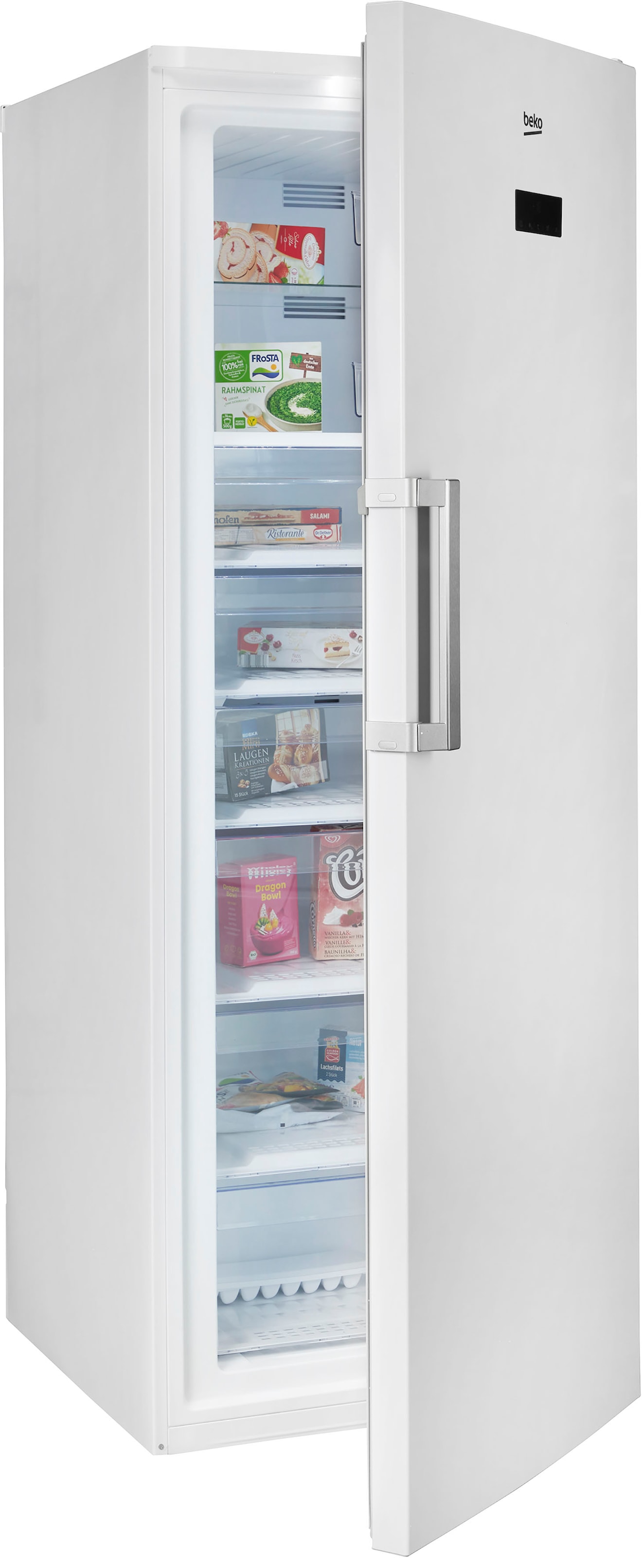 BEKO Gefrierschrank »RFNE448E51W 7278441317«, 191,2 cm hoch, 70 cm breit, Schnellgefrierfunktion