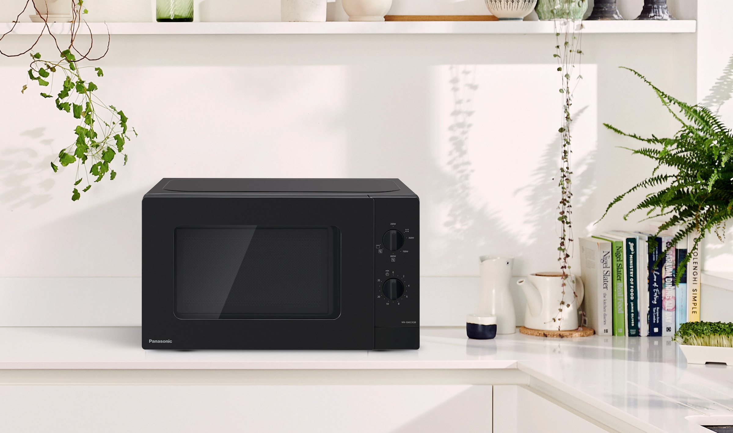 Panasonic Mikrowelle »NN-GM22QBEPG mit Grillfunktion«, Mikrowelle-Grill, 800 W