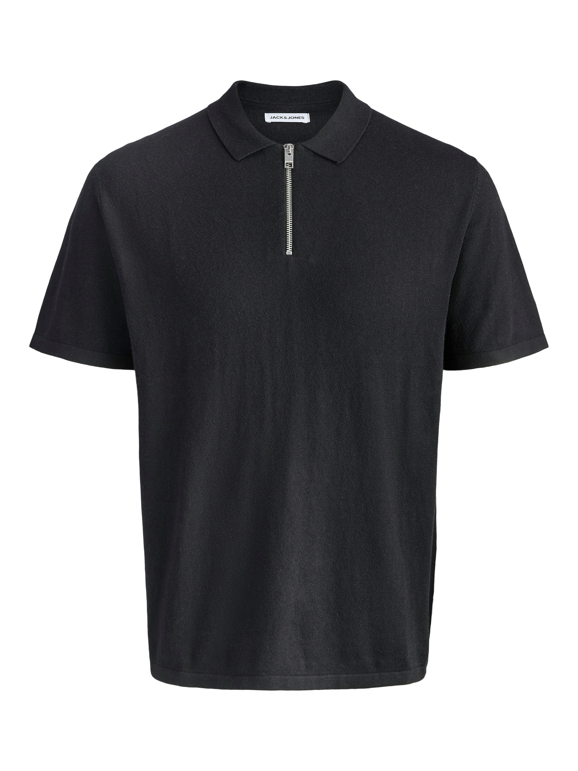Jack & Jones Kurzarmpullover »JJEEMIL KNIT ZIP POLO SS SN« mit kurzem Reißverschluss