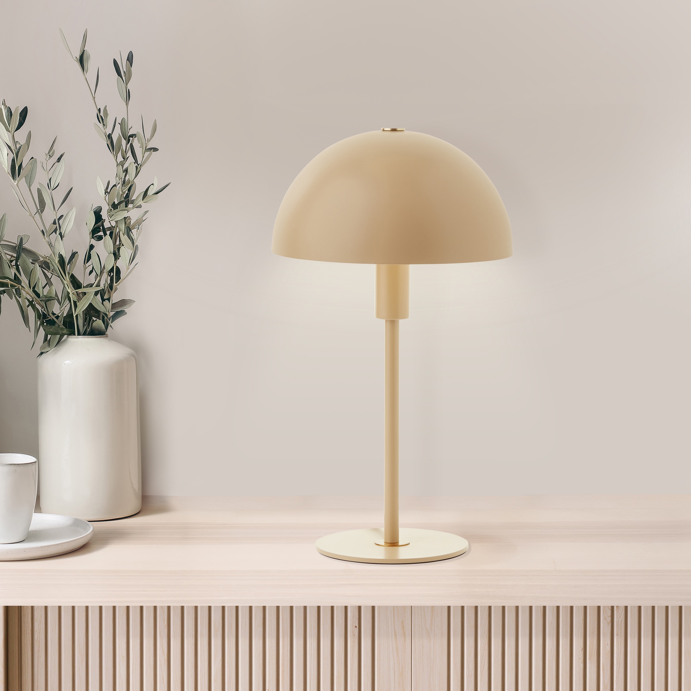LeGer Home by Lena Gercke Tischleuchte »Linnea Pilz Lampe«, 1 flammig, Leuc günstig online kaufen