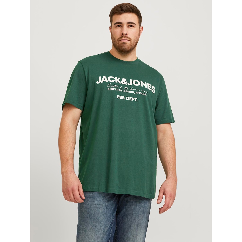 Jack & Jones PlusSize Kurzarmshirt »JJGALE TEE SS O-NECK PLS«