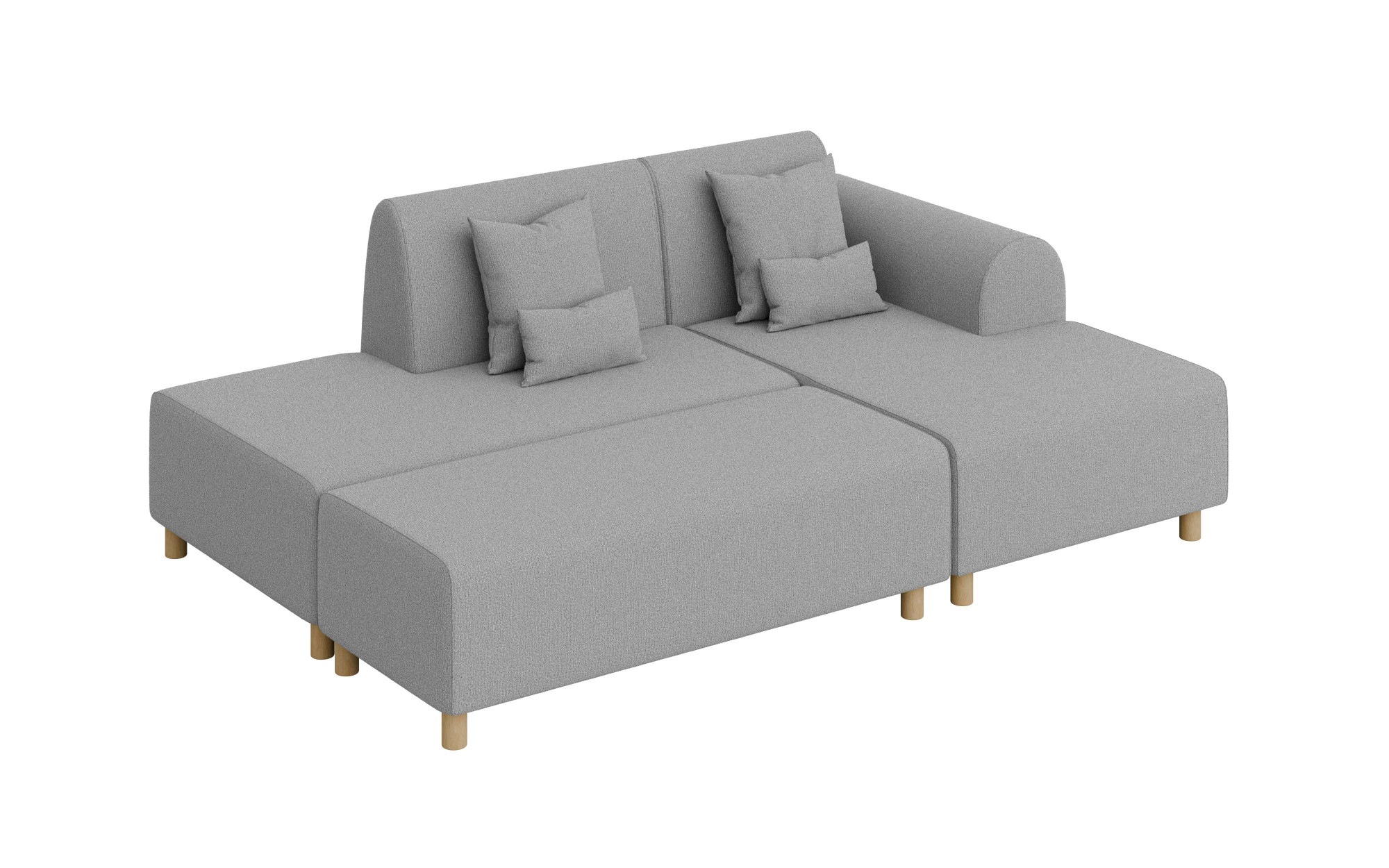 INOSIGN Ecksofa »Suyala«, L-Form mit Hocker