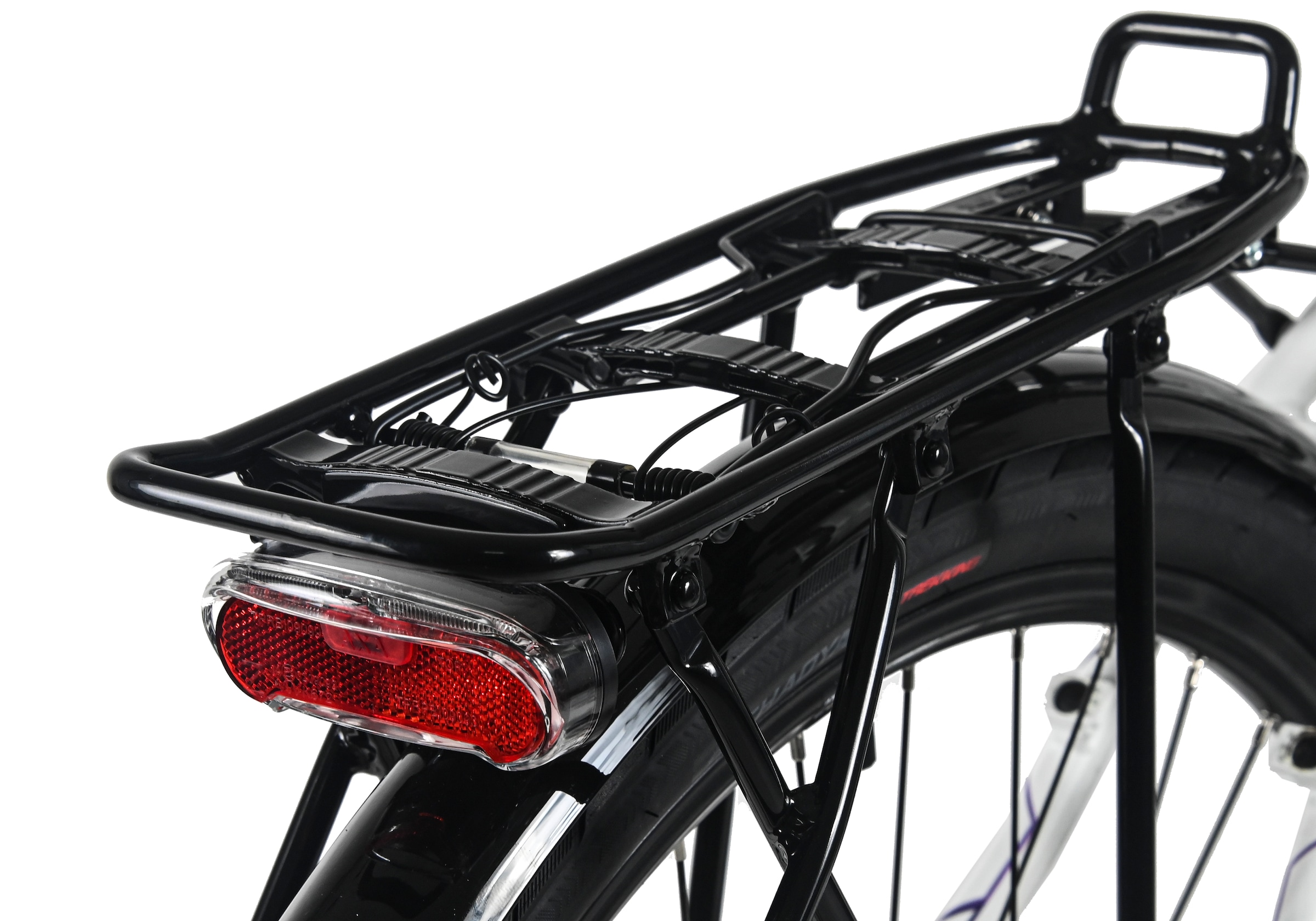 Dacapo Trekkingrad »Firenze 200 weiß 24 Gänge RH 48 cm mechanische Scheibenbremsen« 24 Gang Shimano Acera Schaltwerk Kettenschaltung