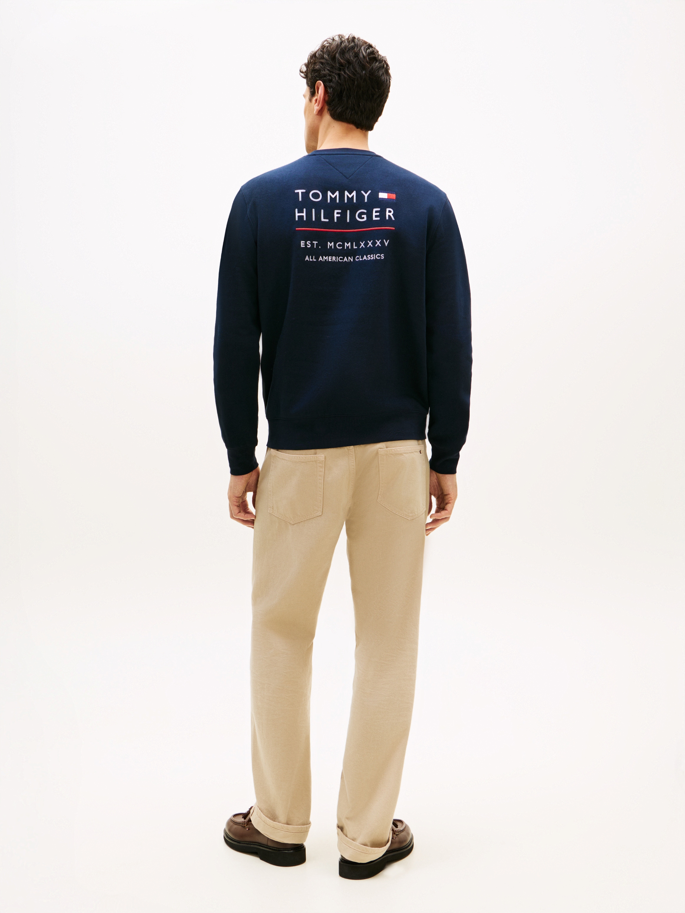 Tommy Hilfiger Sweatshirt »BRAND LOVE TERRY EMBROIDDERY STACK«
