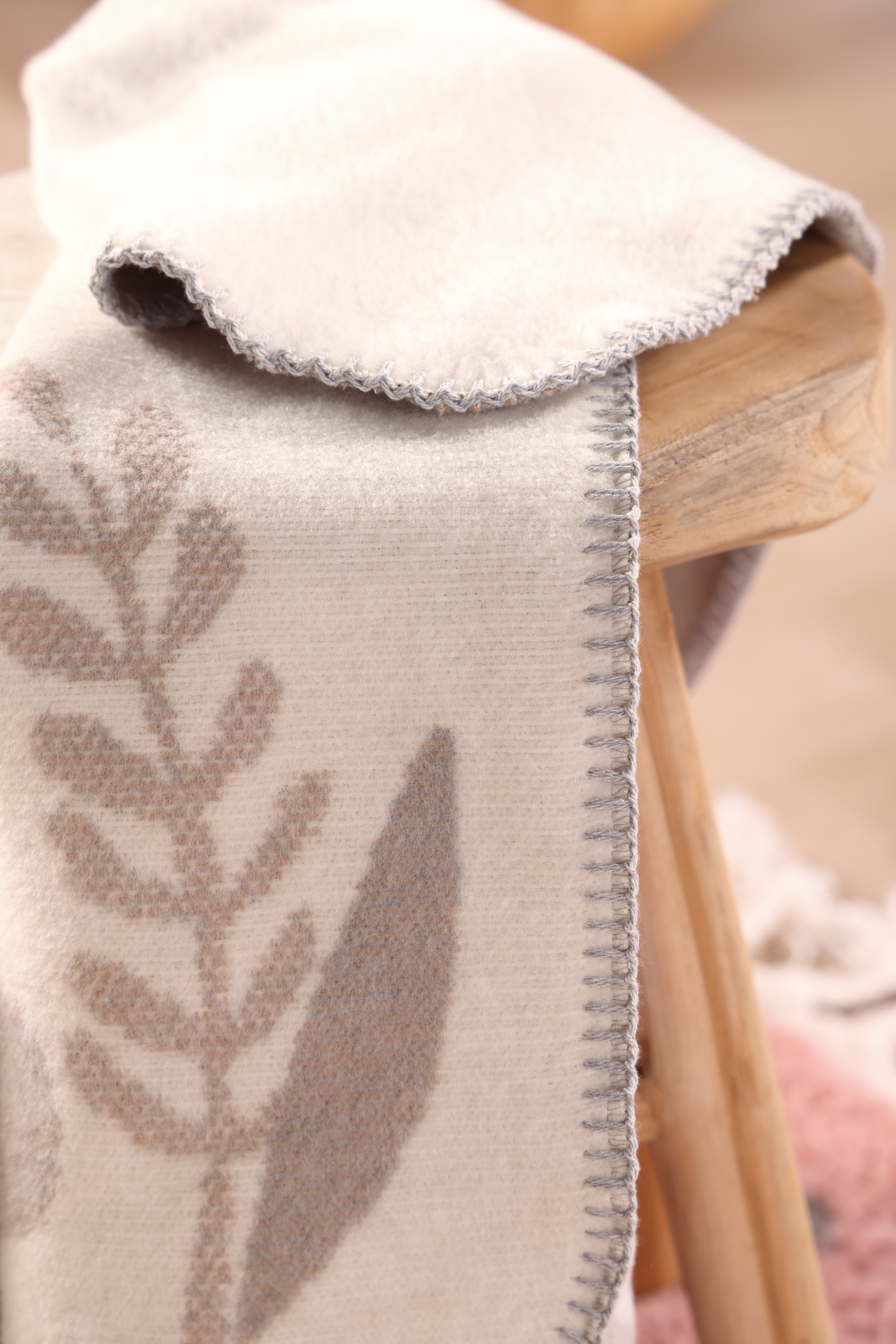 Biederlack Babydecke »Babydecke Foxy«, 75 x 100, mit Zierstich
