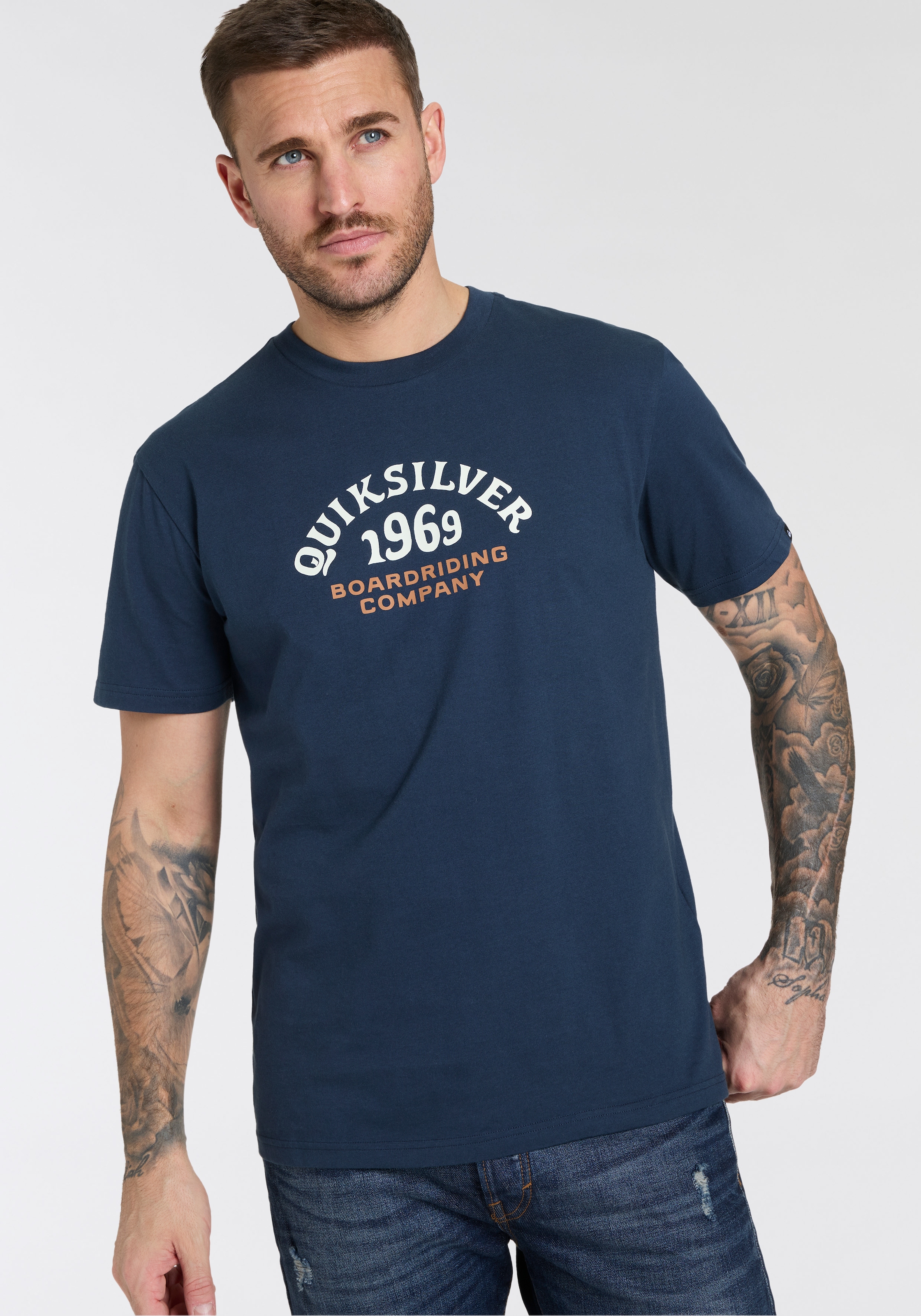 Quiksilver T-Shirt »DISCOCHECK SHORT SLEEVE TEE PACK YM« Packung, 2er-Pack, 2 Stk. tlg.