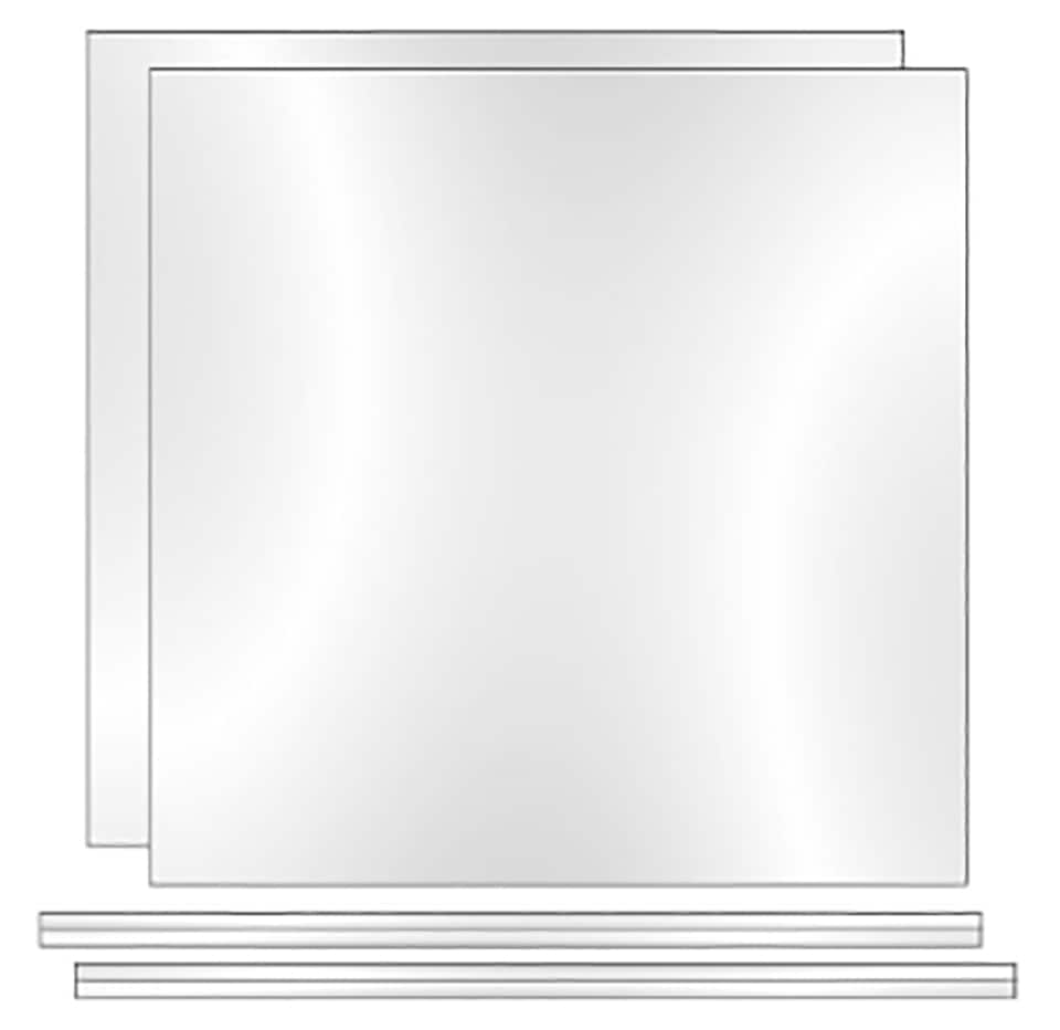 Phoenix Regalelement »Rückwand Atlanta«, (Packung, 2 St.), B/H/T: 34,2/3/34 günstig online kaufen