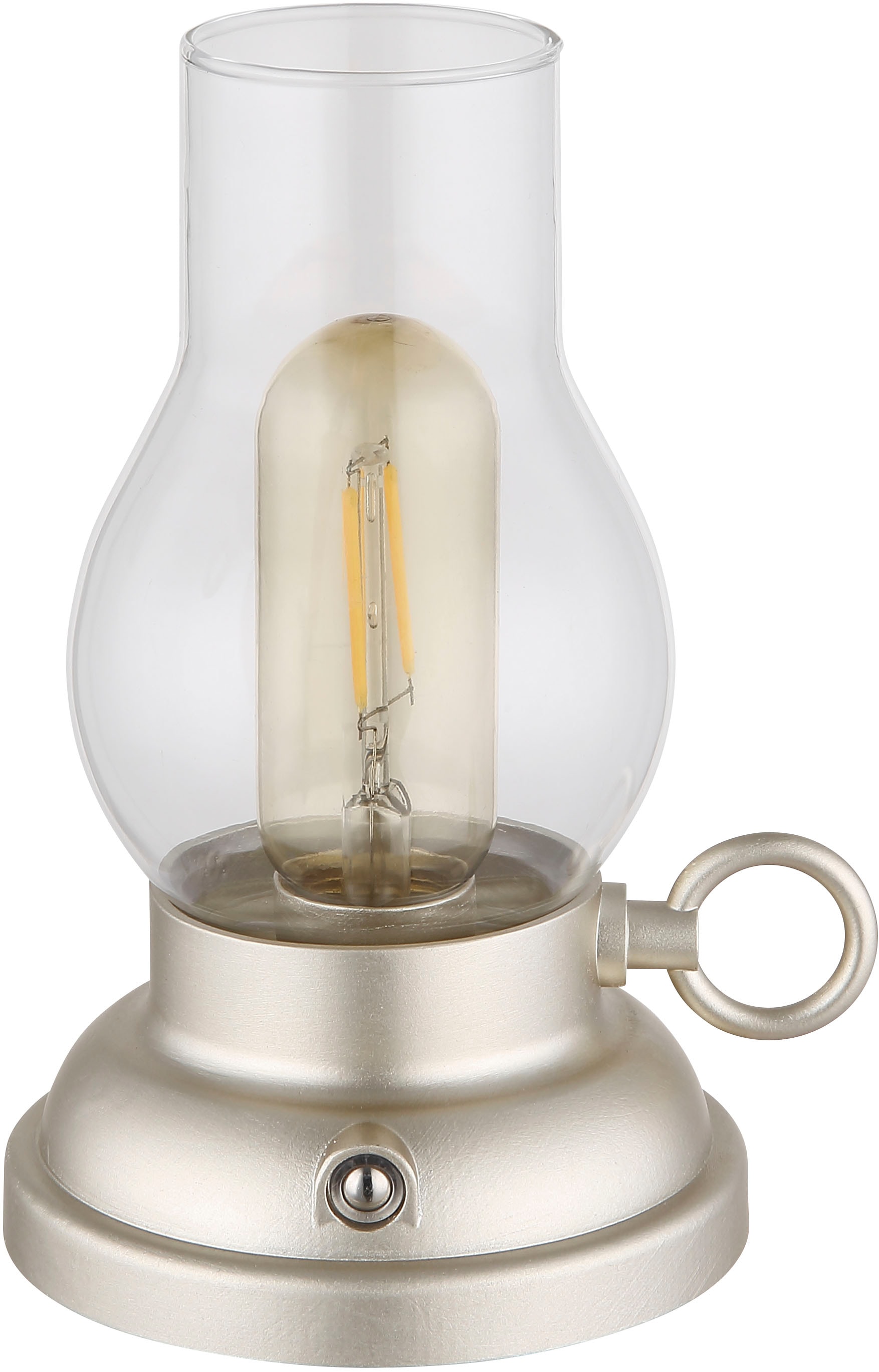 GLOBO LIGHTING LED Tischleuchte »PETRO« LED-Modul 1 Stk. Warmweiß Akkutisch günstig online kaufen