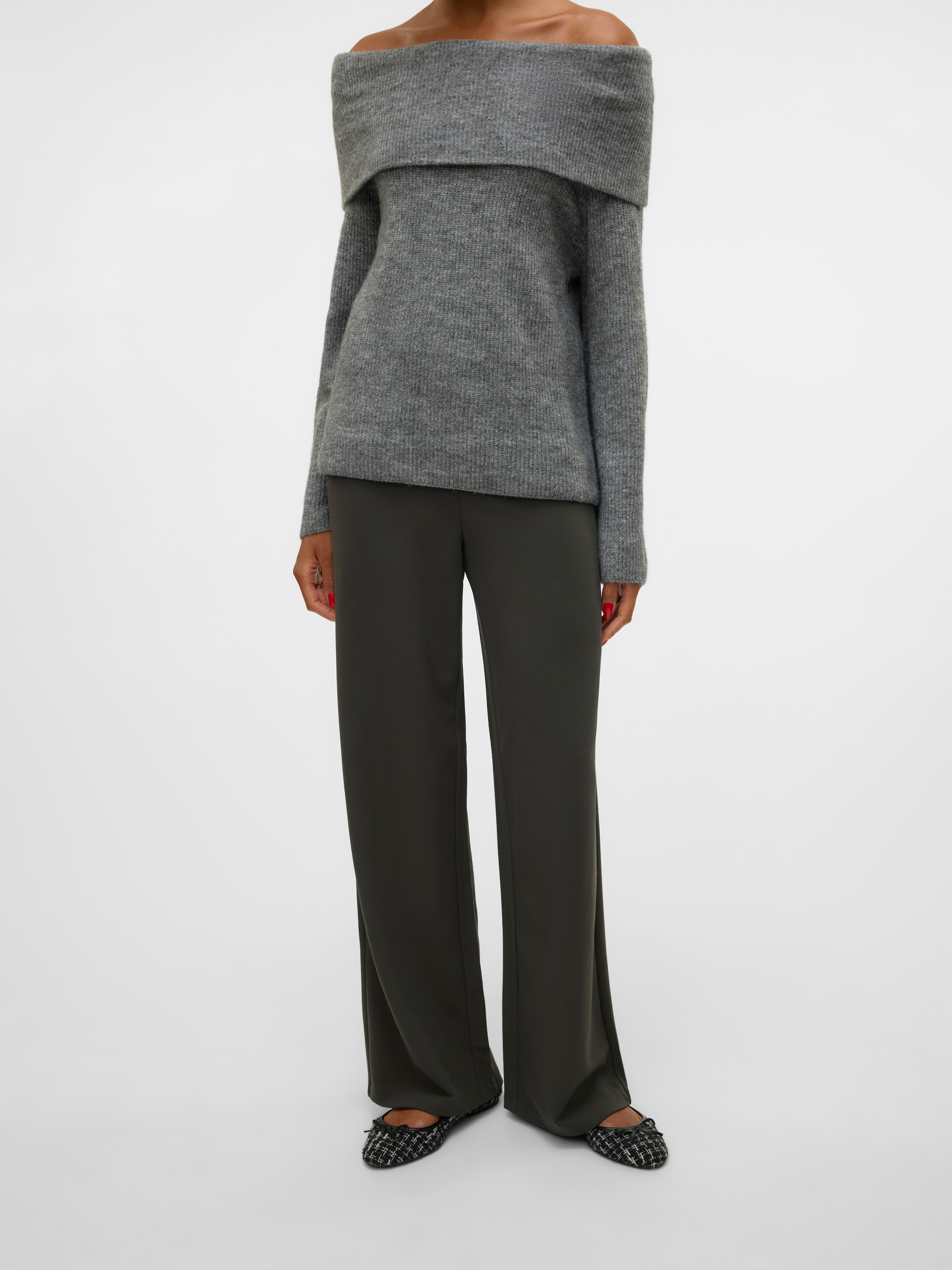 Vero Moda Schlupfhose »VMBERLIN ZAMIRA MW WIDE PANT NOOS«, Sommerhose