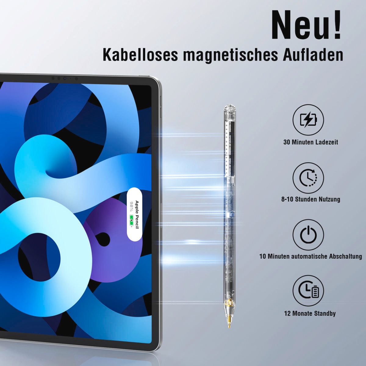 4smarts Eingabestift »Aktiver Eingabestift Pencil Pro Lucid«