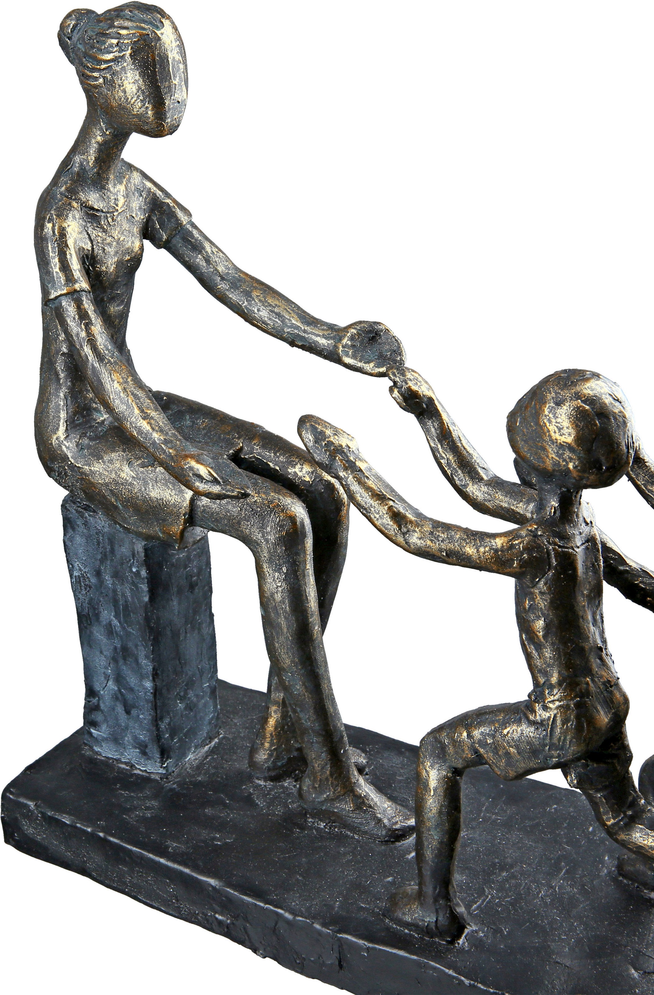 Casablanca by bronzefarben/grau«, Raten Dekofigur Arme, grau auf St.), Gilde bestellen »Skulptur In (1 meine