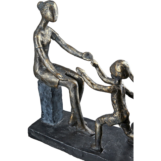 Casablanca by Gilde Dekofigur »Skulptur In meine Arme, bronzefarben/grau«, (1  St.), grau auf Raten bestellen