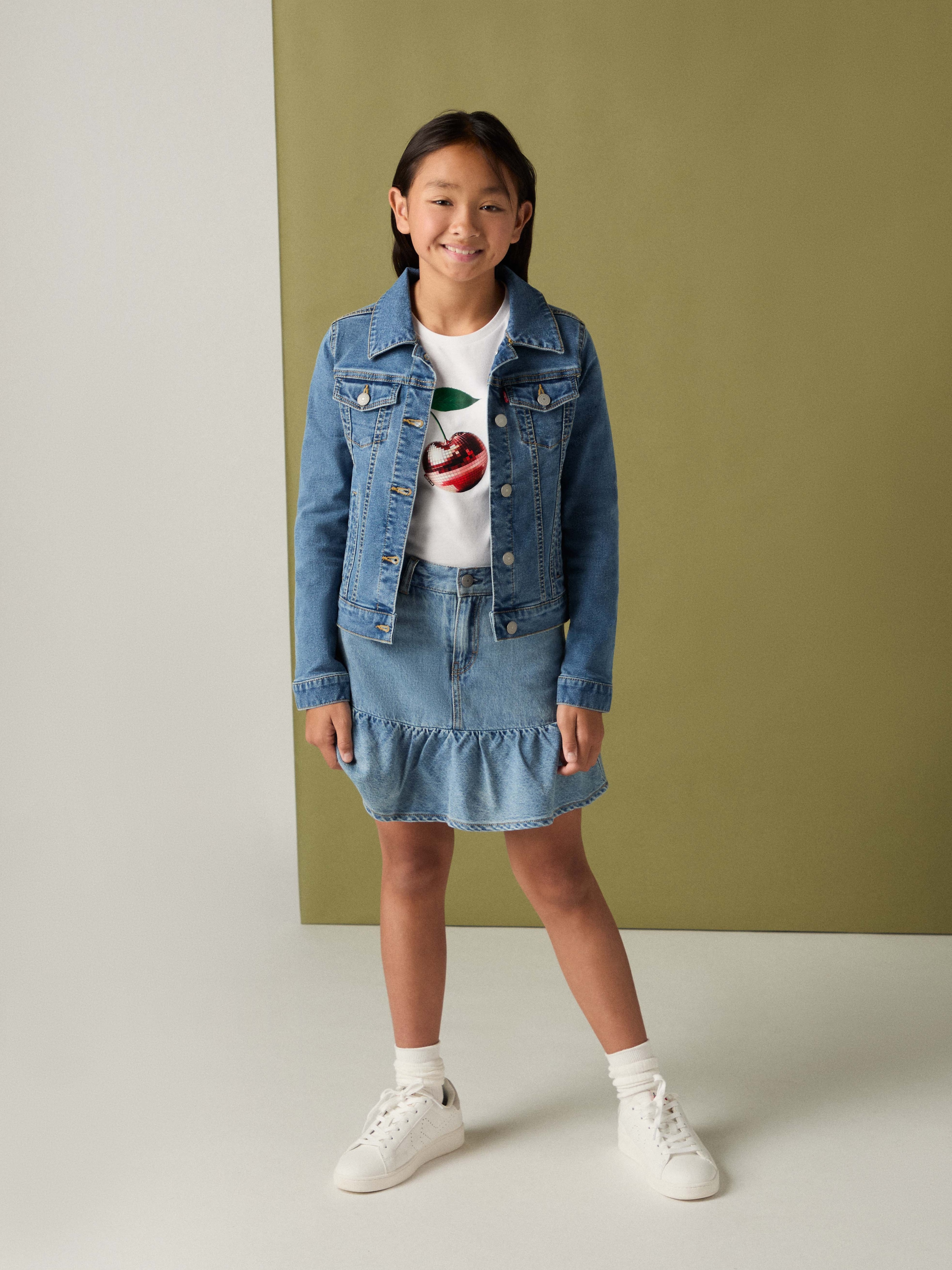 Levi's® Kids Minirock »LVG FLOUNCE SKORT« for Girls, halb Shorts halb Rock, im 5-Pocket-Style