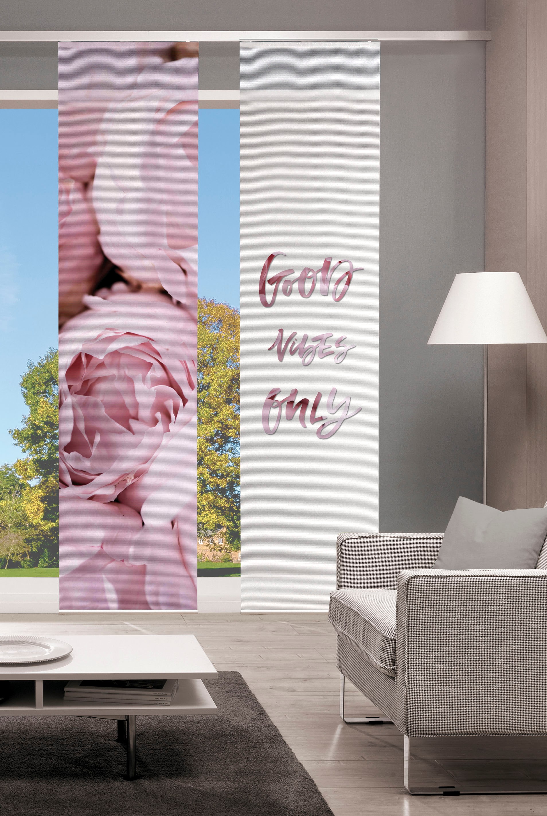 Vision S Schiebegardine »ROSANA« Paneelwagen 1 Stk. tlg. HxB: 260x60, BAMBU günstig online kaufen