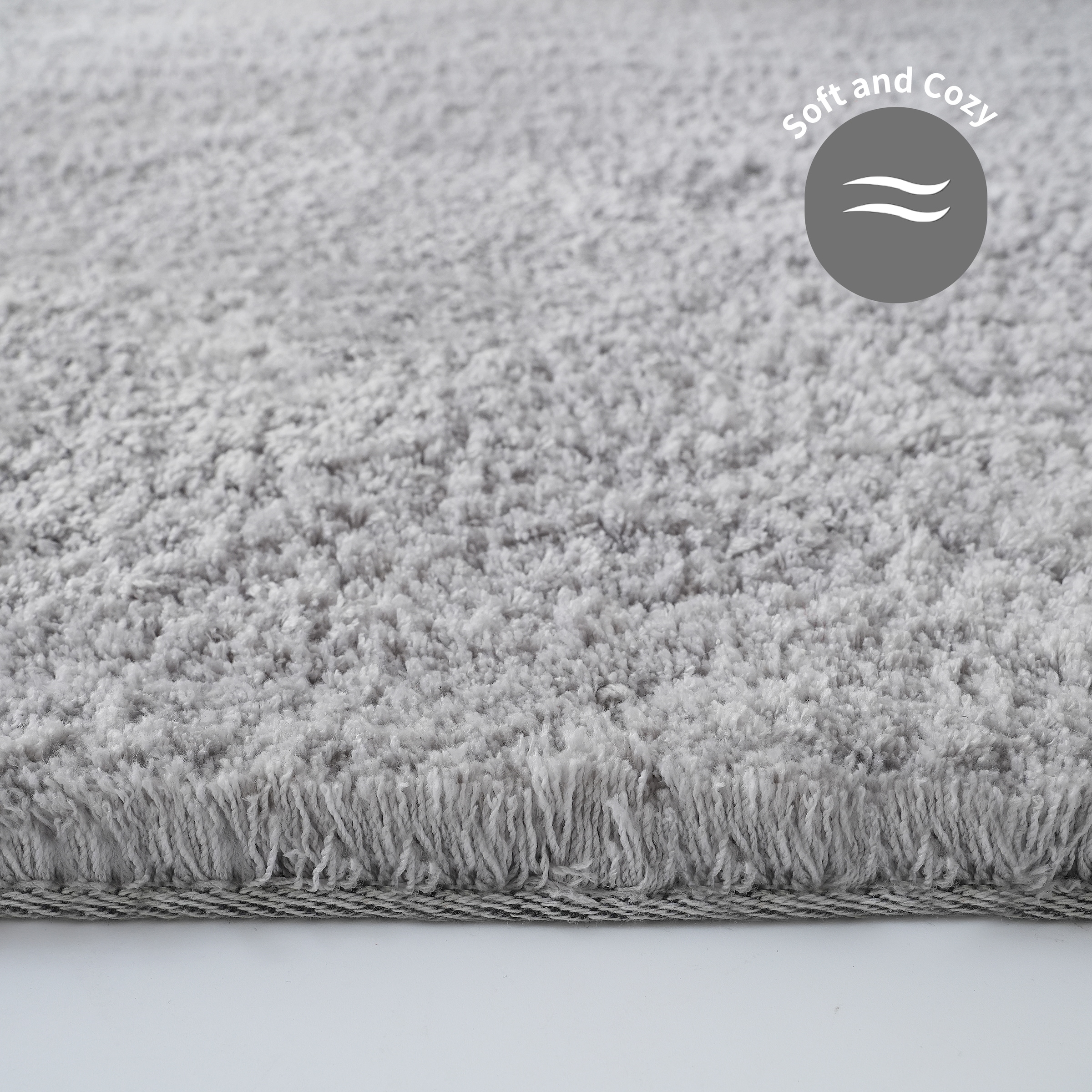 my home Hochflor-Teppich »Microfaser Teppich Magong, besonders weich, sehr feiner Flor«, rechteckig, 25 mm Höhe, uni, Wohnzimmer, Schlafzimmer, Kinderzimmer, auch rund und als Läufer