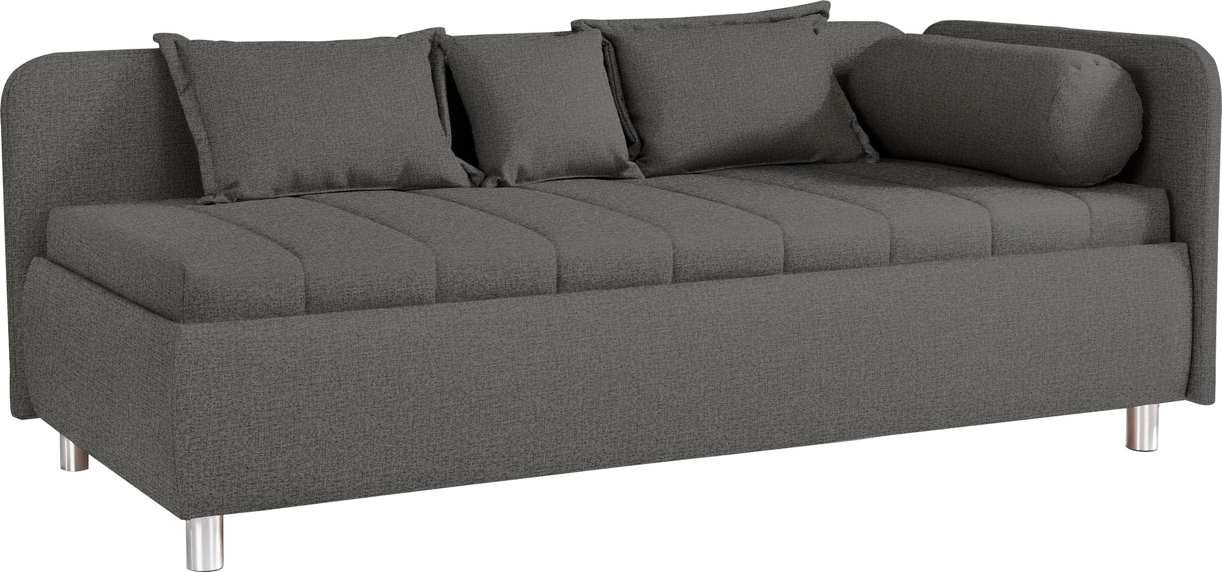 alina Schlafsofa »Kiana«, mit Bettkasten und Zierkissen, Liegefläche 90/200 cm oder 100/200 cm