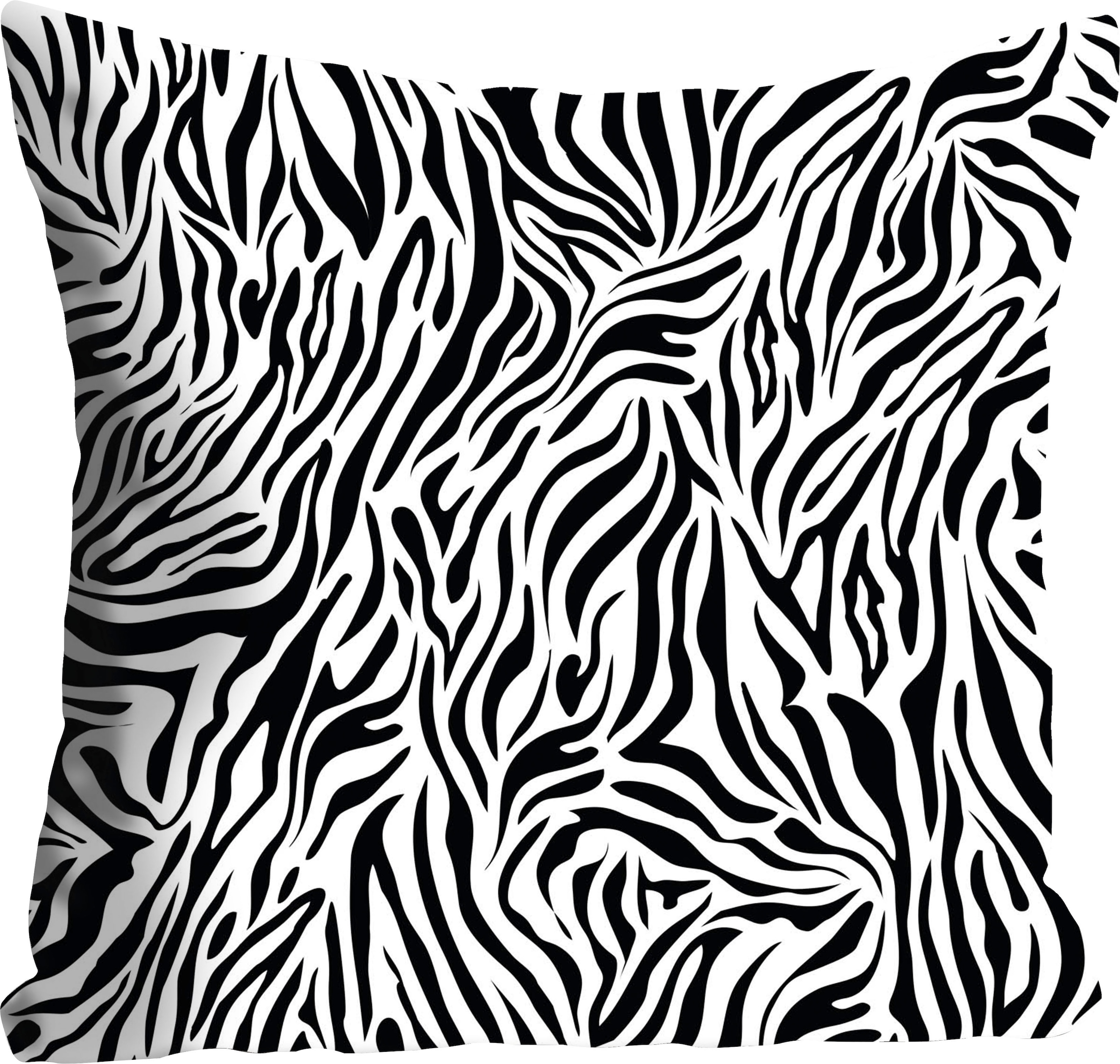 queence Dekokissen »Finn«, Kissenhülle,Zebra-Fell,Tiermuster,Geometrisch,Sc günstig online kaufen