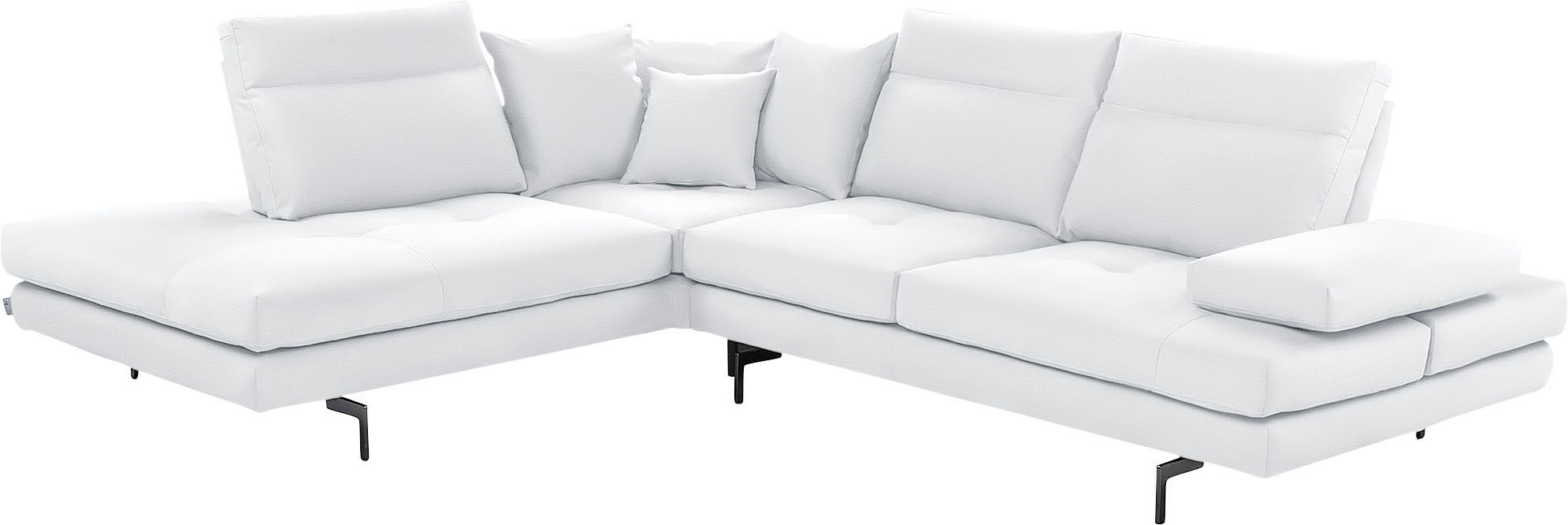 CALIA ITALIA Ecksofa »Toby Wing, Komfortsofa mit Sitzkomfort der Extraklass günstig online kaufen