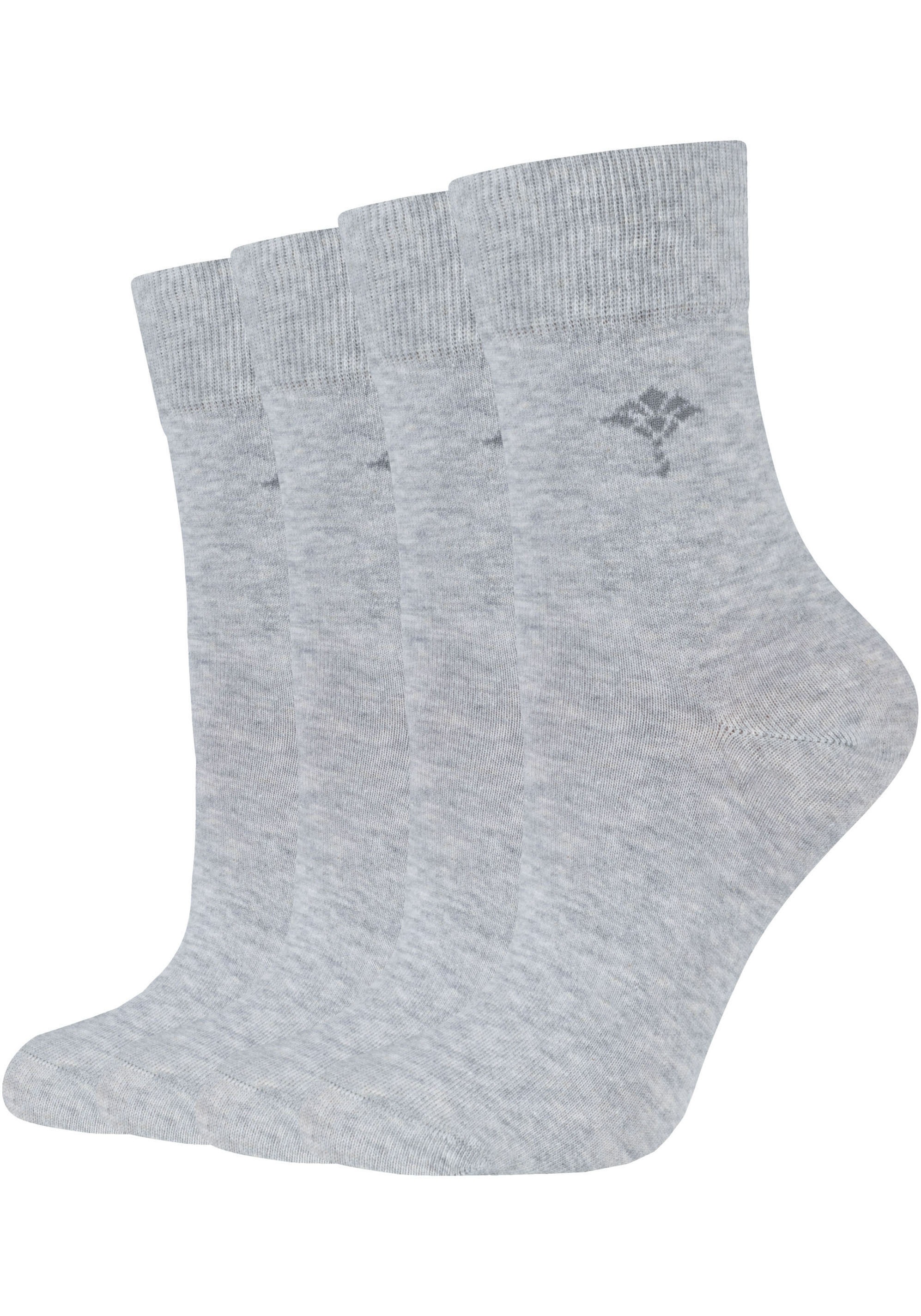 JOOP! Socken »For your daily«, (4 Paar), mit Cornflower-Logo, Rippenbündchen
