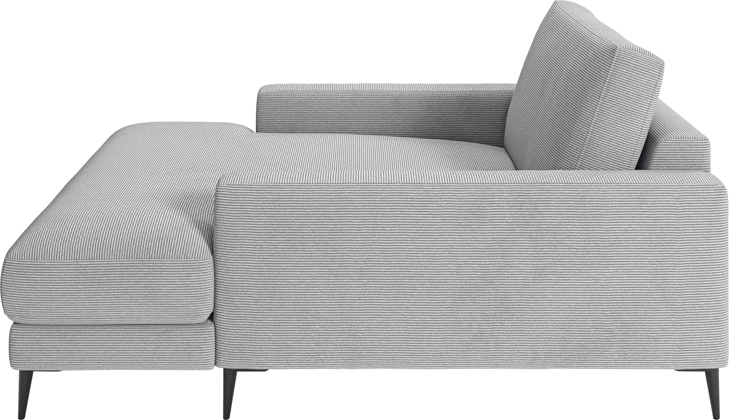 INOSIGN Chaiselongue »Downtown Loungemöbel zum Relaxen, B/T/H: 132/170/84 cm«, auch in Bouclé, Cord und Easy care - leicht mir Wasser zu reinigen