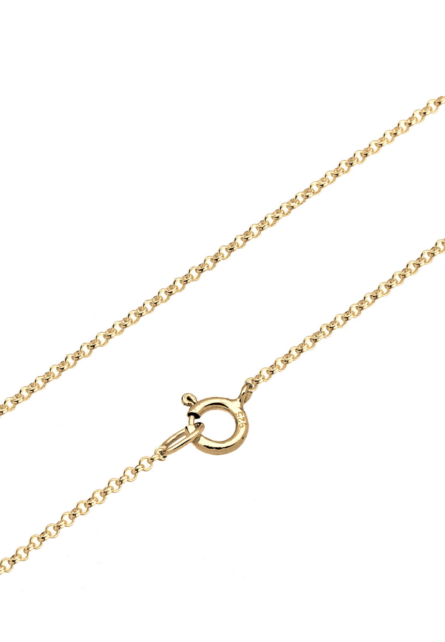 Elli Kette mit Anhänger »mit 5 Plättchen Anhänger 925 Silber«