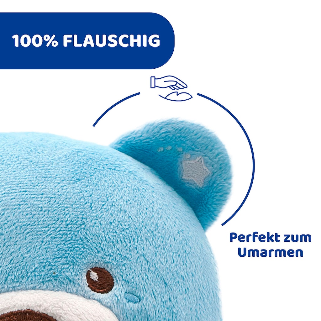 Chicco Kuscheltier »First Dreams Baby Bär, Hellblau«