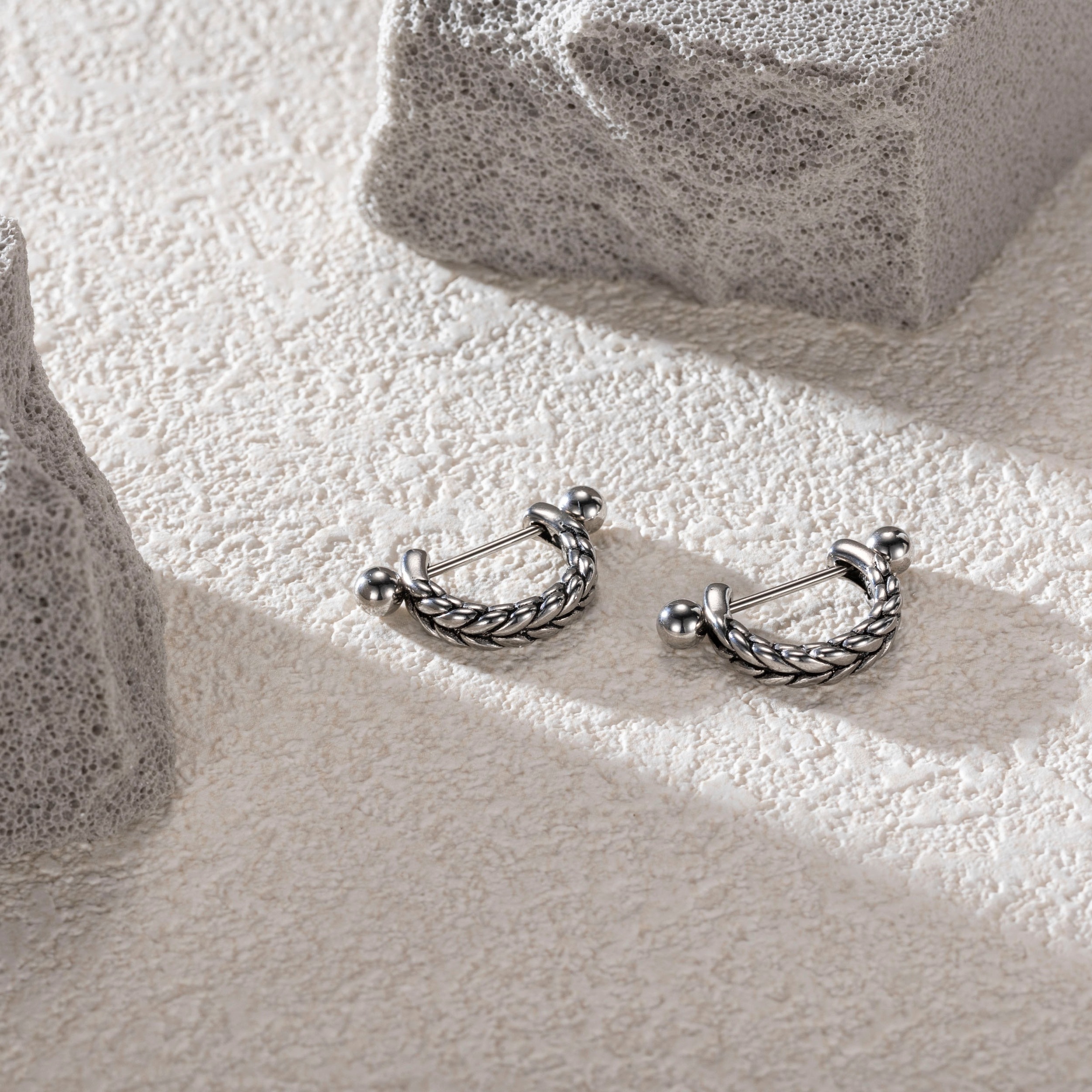 Firetti Paar Creolen »Schmuck Geschenk Edelstahl Ohrschmuck Ohrringe Classic«