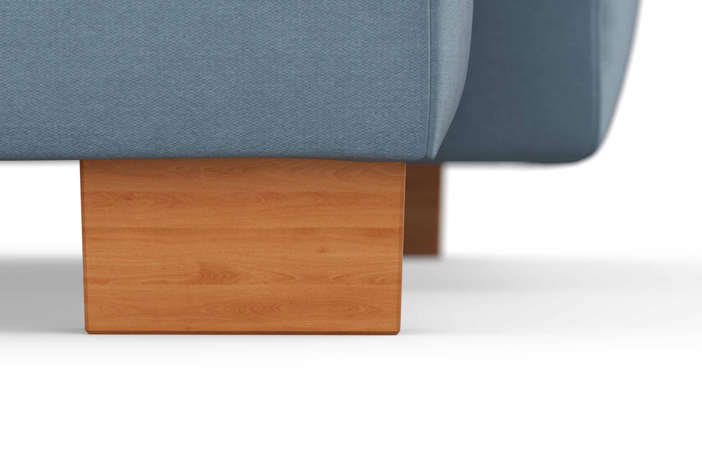 sit&more Ecksofa »Dundee L-Form«, mit Federkern und Massivholzfüßen, wahlweise mit Kopfteilverstellung