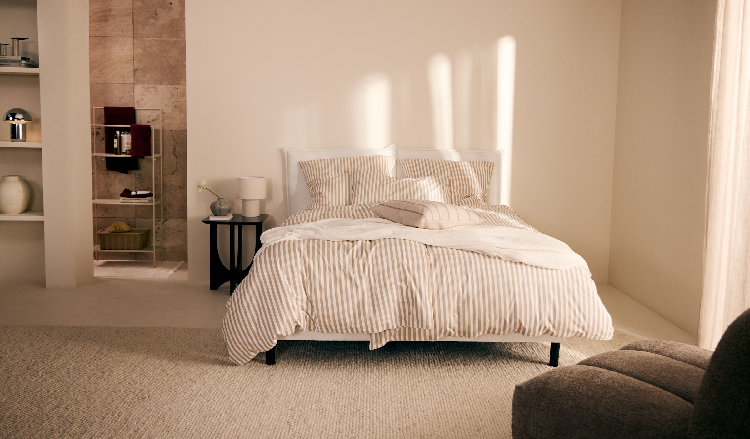 LeGer Home by Lena Gercke Dekokissen »Zayla« Edler Leinenlook, Kissenhülle ,ohne Füllung, 50x50cm, 2 Stück im Paket