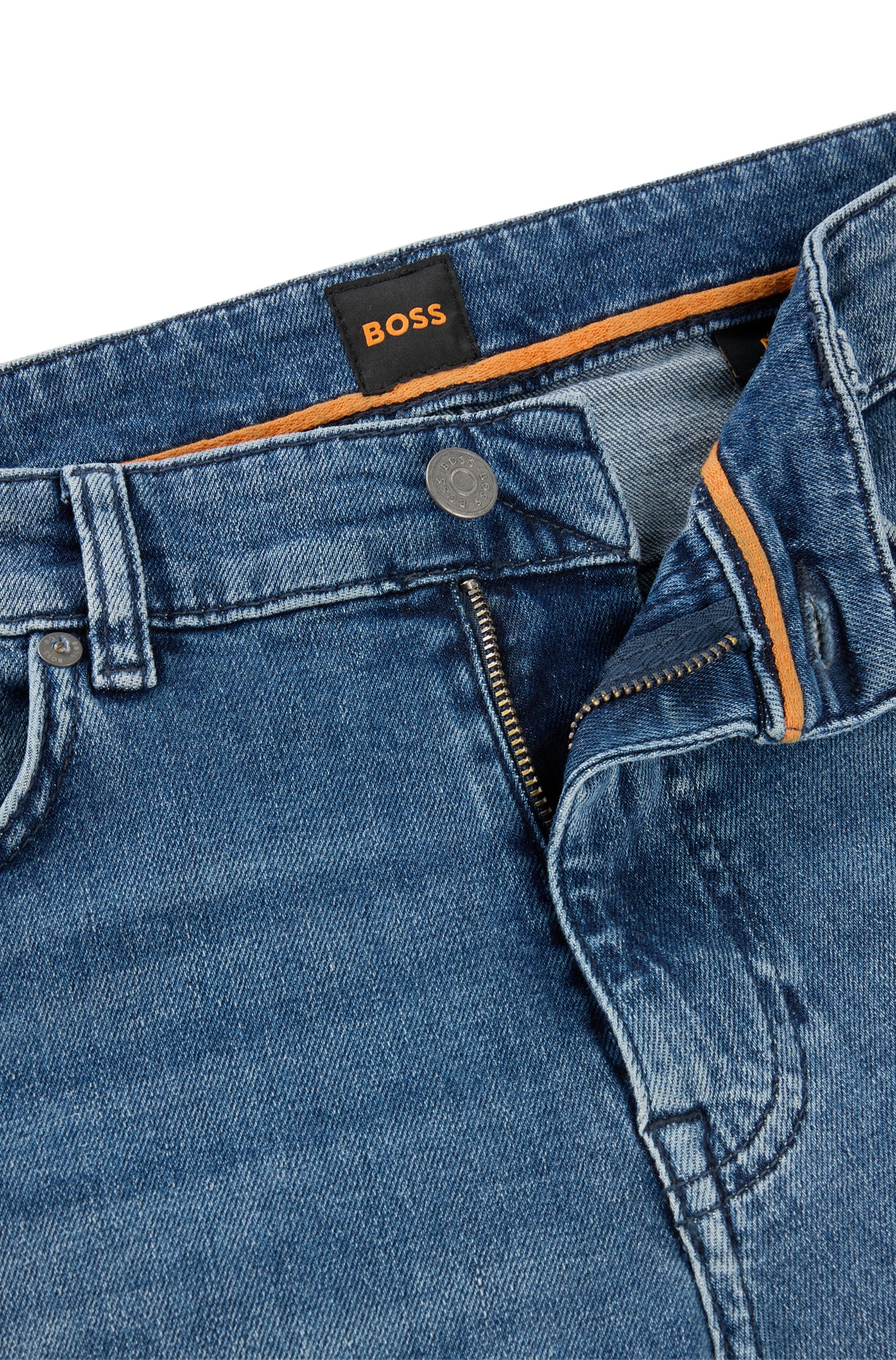 BOSS ORANGE Slim-fit-Jeans »DELAWARE BO«, mit normaler Bundhöhe