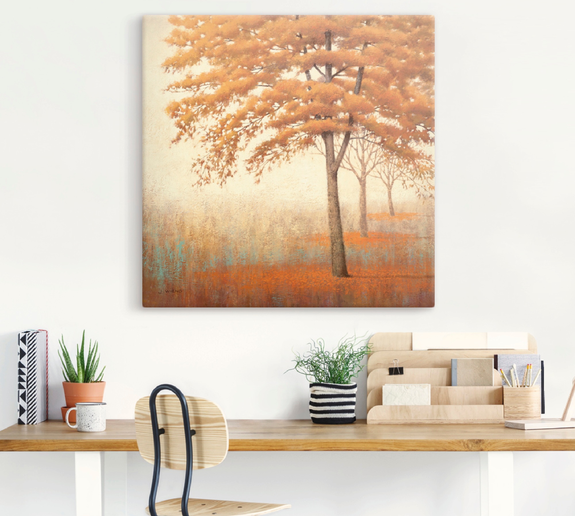 Artland Wandbild »Herbst Baum I«, Bäume, (1 St.), als Leinwandbild, Poster in verschied. Größen