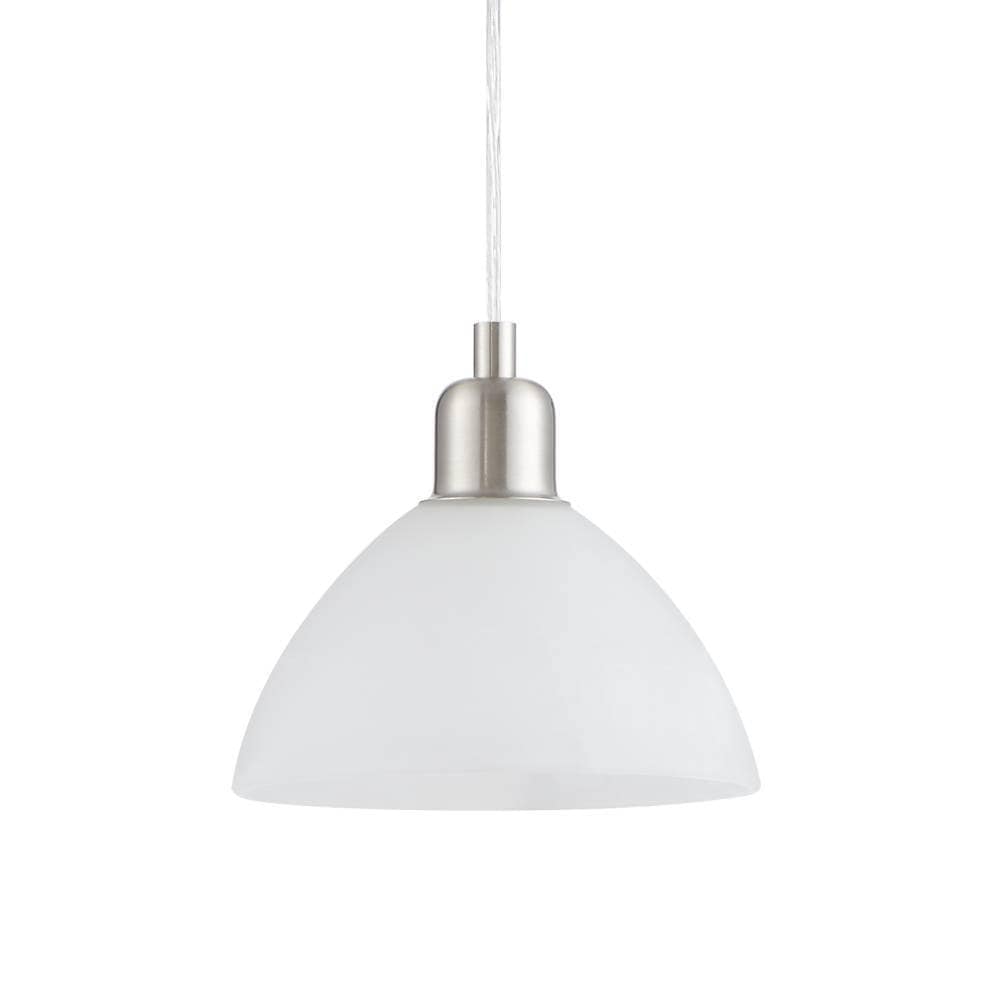 EGLO Pendelleuchte »BRENDA«, 1 flammig, Leuchtmittel E27 | ohne Leuchtmittel, Hängelampe, Esszimmerlampe, Glas in alabaster weiß, klassischer Look