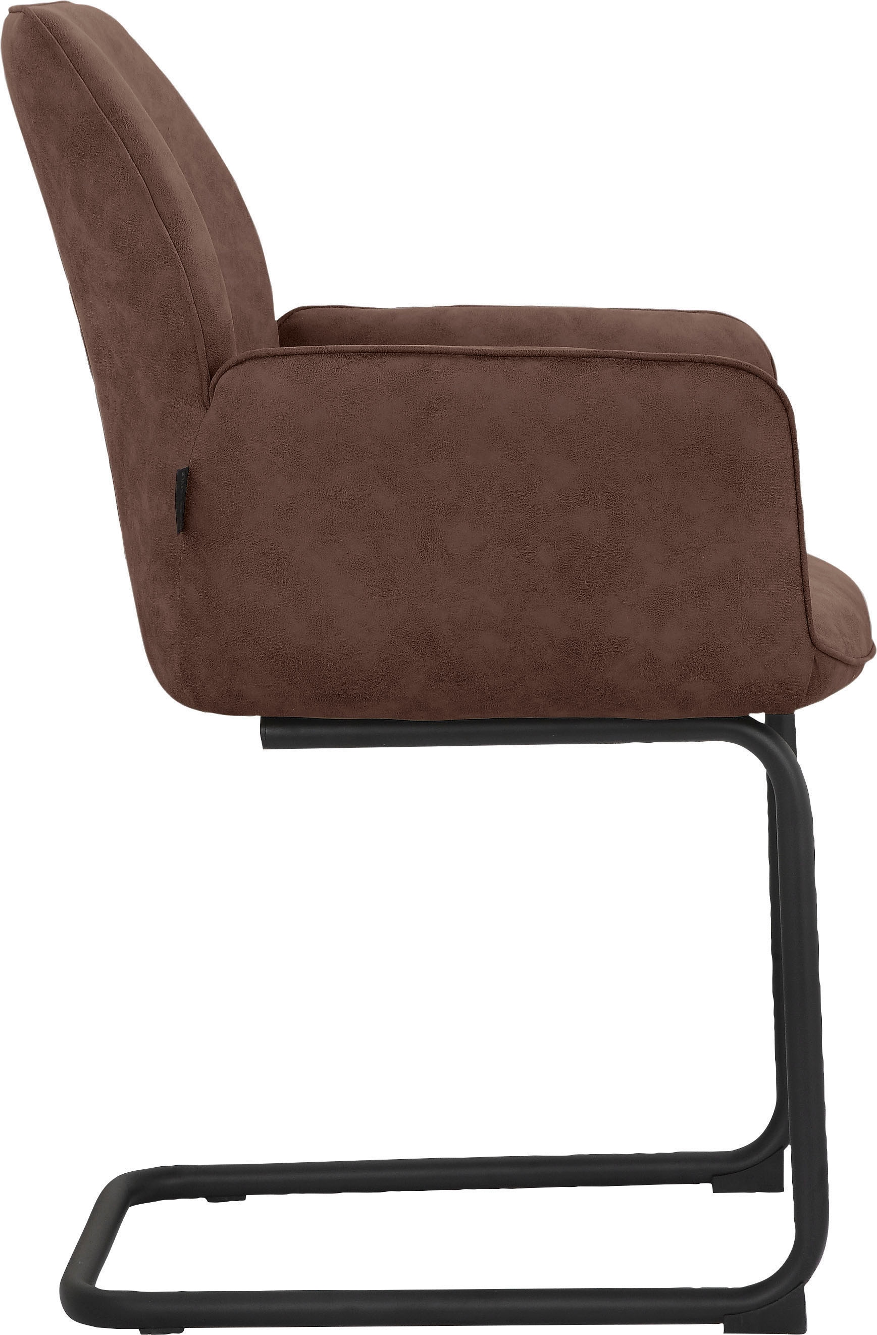 Places of Style Armlehnstuhl »Ginevra«, 2 St., Microfaser, Sitz und Rücken  gepolstert, mit Gestell aus Metall, Sitzhöhe 51 cm auf Raten bestellen