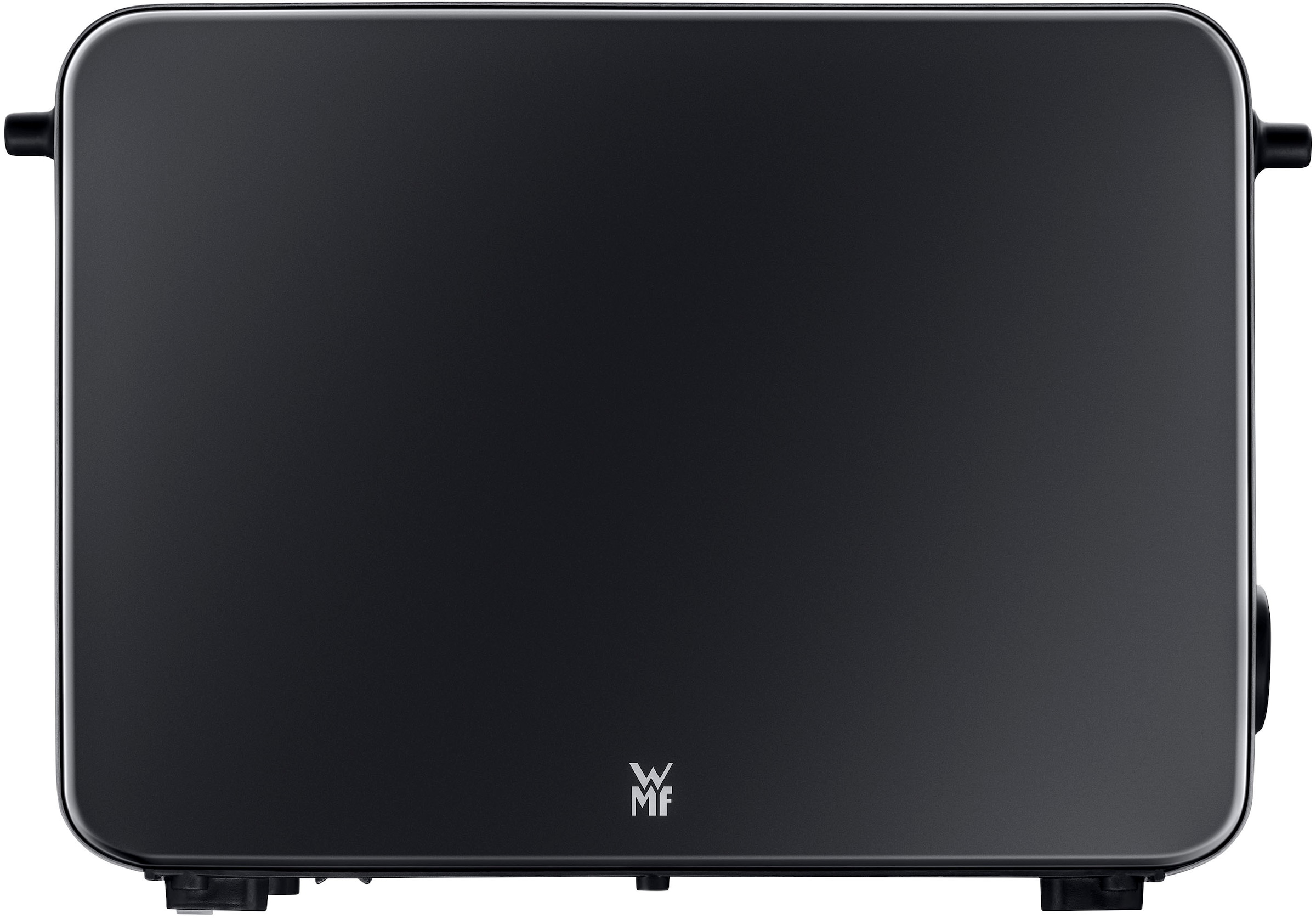 WMF Toaster »Stelio Deep Black«, 2 kurze Schlitze, 900 W, 7 Bräunungsstufen, Cromargan, Brotzentrierung, Brötchenwärmer, 900 W