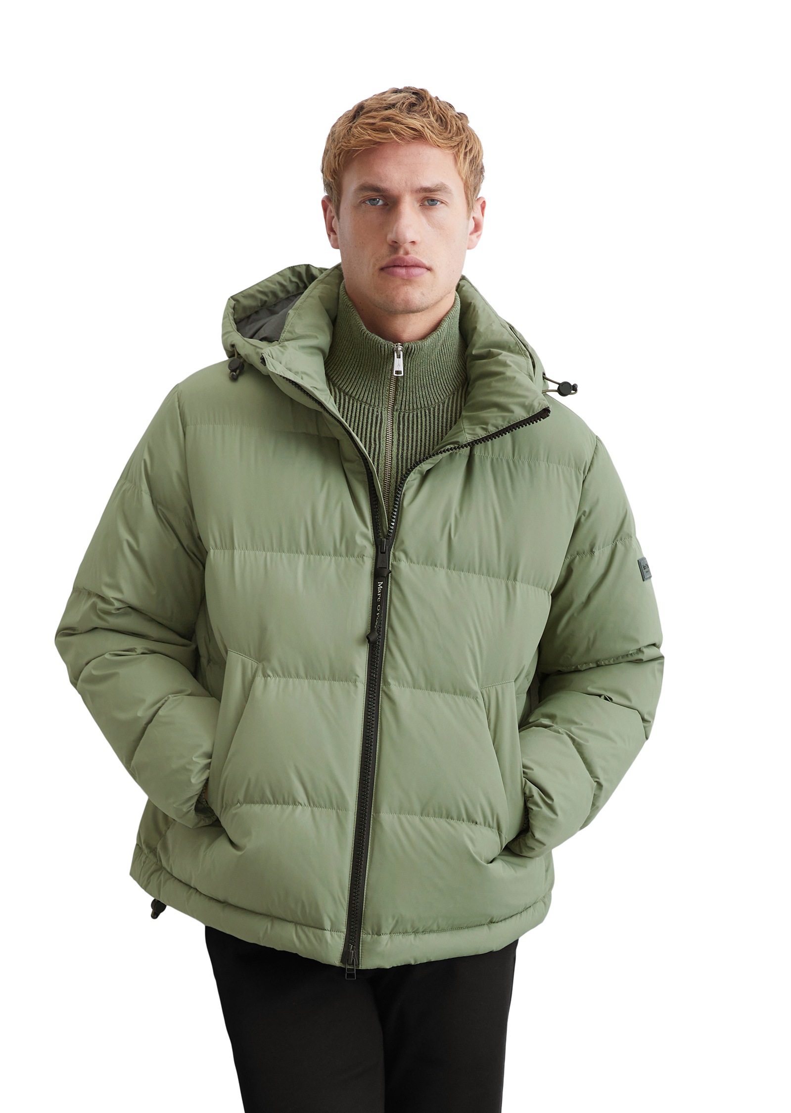 MARC O'POLO Winterjacke mit Kapuze mit Kapuze und vielen Details victorian mist M M Steppjacke von Marc O'Polo