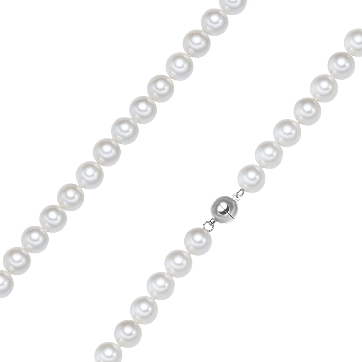 Yokoamii Perlenkette »Y503«, (1 tlg.), Muschelkernperle