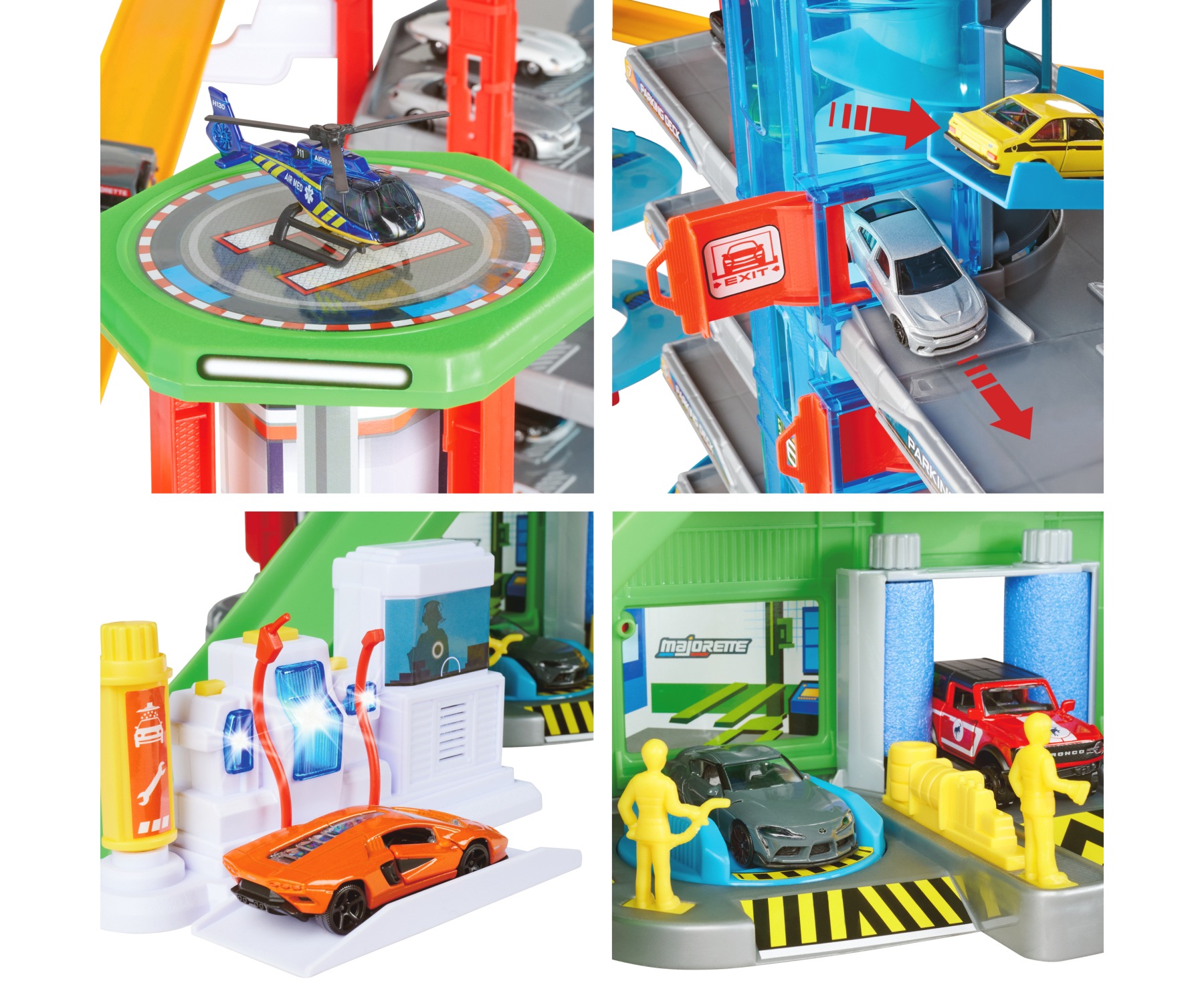 majORETTE Spiel-Parkgarage »Super City« mit Licht und Sound