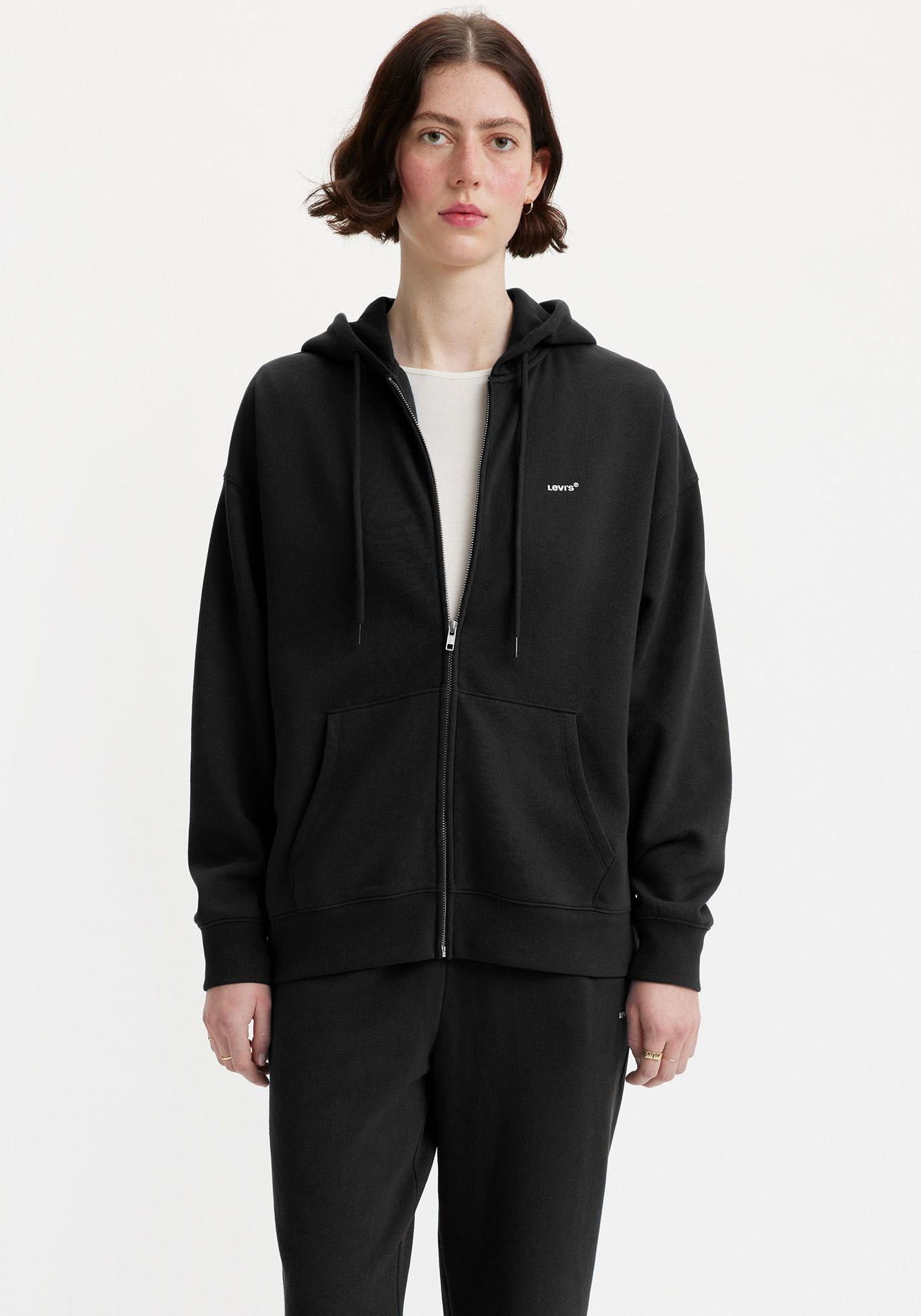 Levi's® Kapuzensweatjacke »EVERYDAY ZIP HOODIE« mit Logo Stickerei